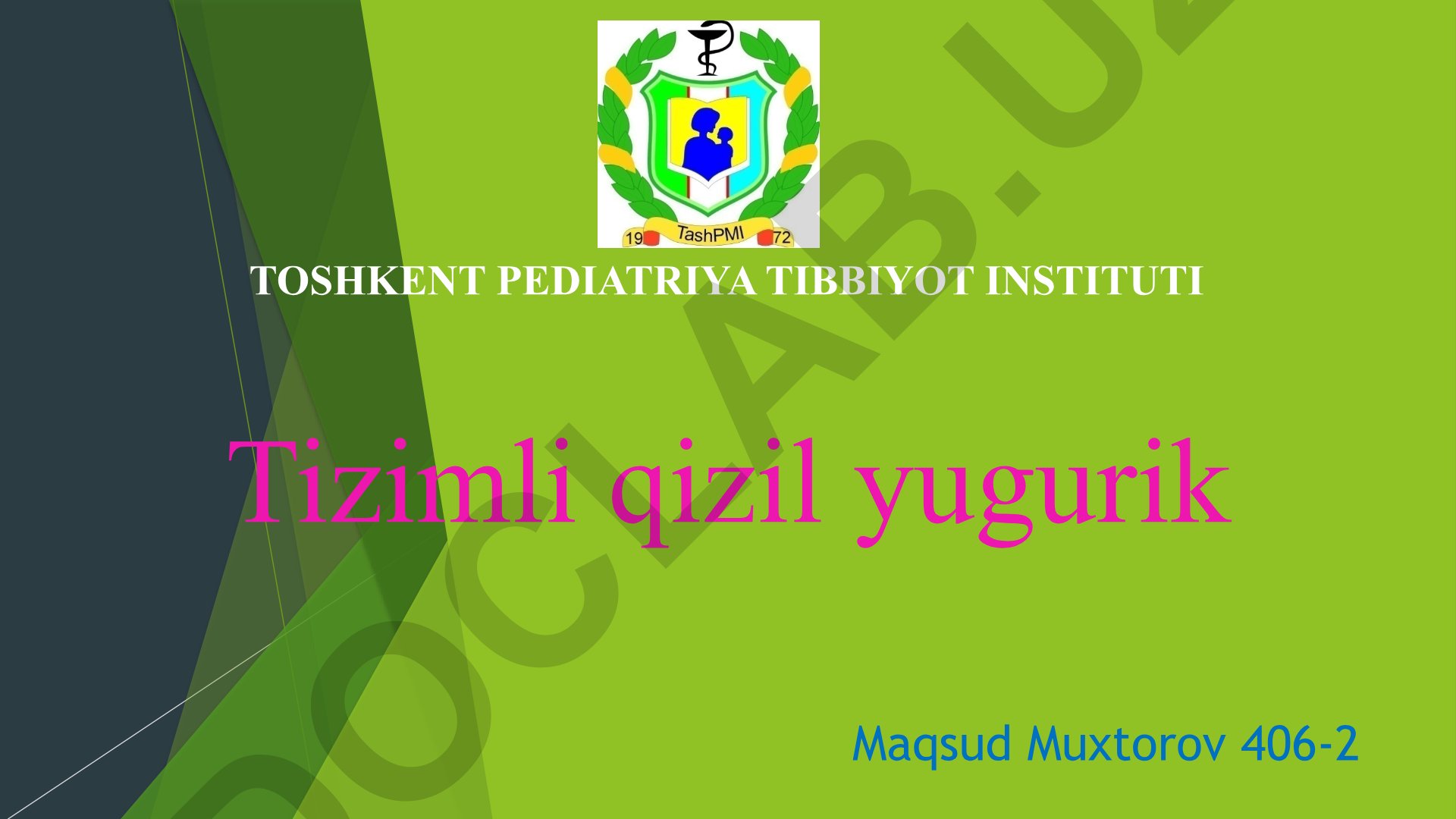 Tizimli qizil yugurik (Lupus erythematosus)