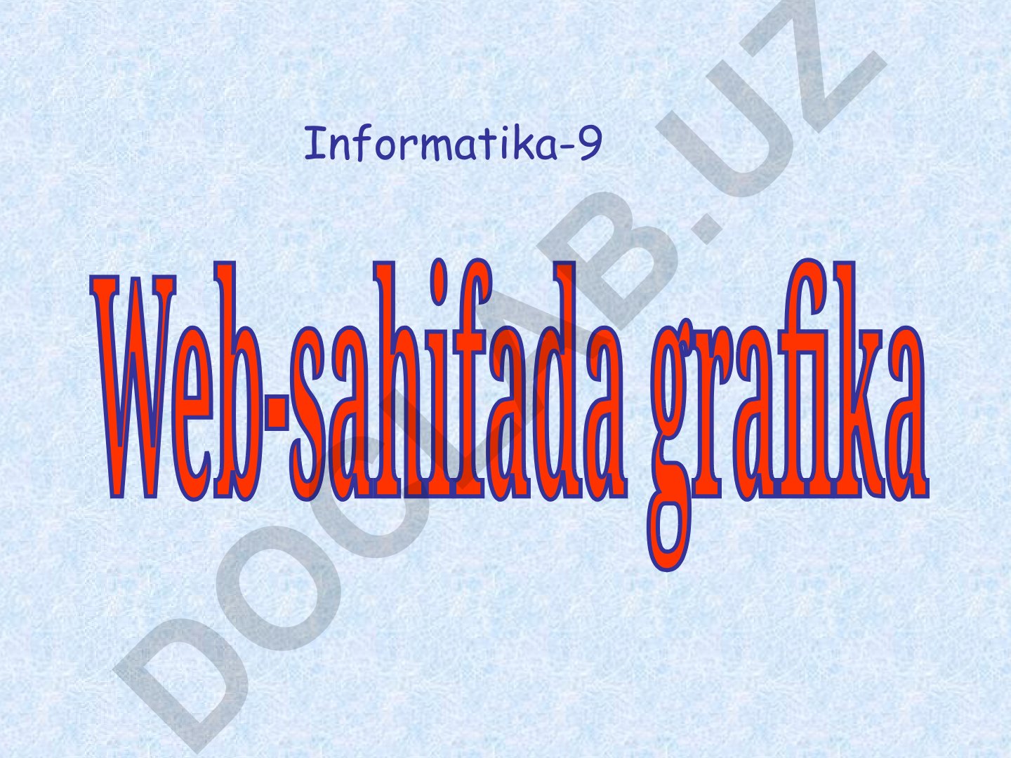 Rasm fayllarini formatlarini o'zgartirish va web-sahifalarga joylashtirish