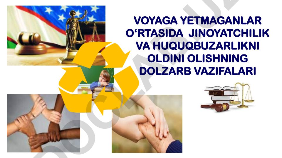 Voyaga yetmaganlar o'rtasida jinoyatchilik va huquqbuzarlikni oldini olish