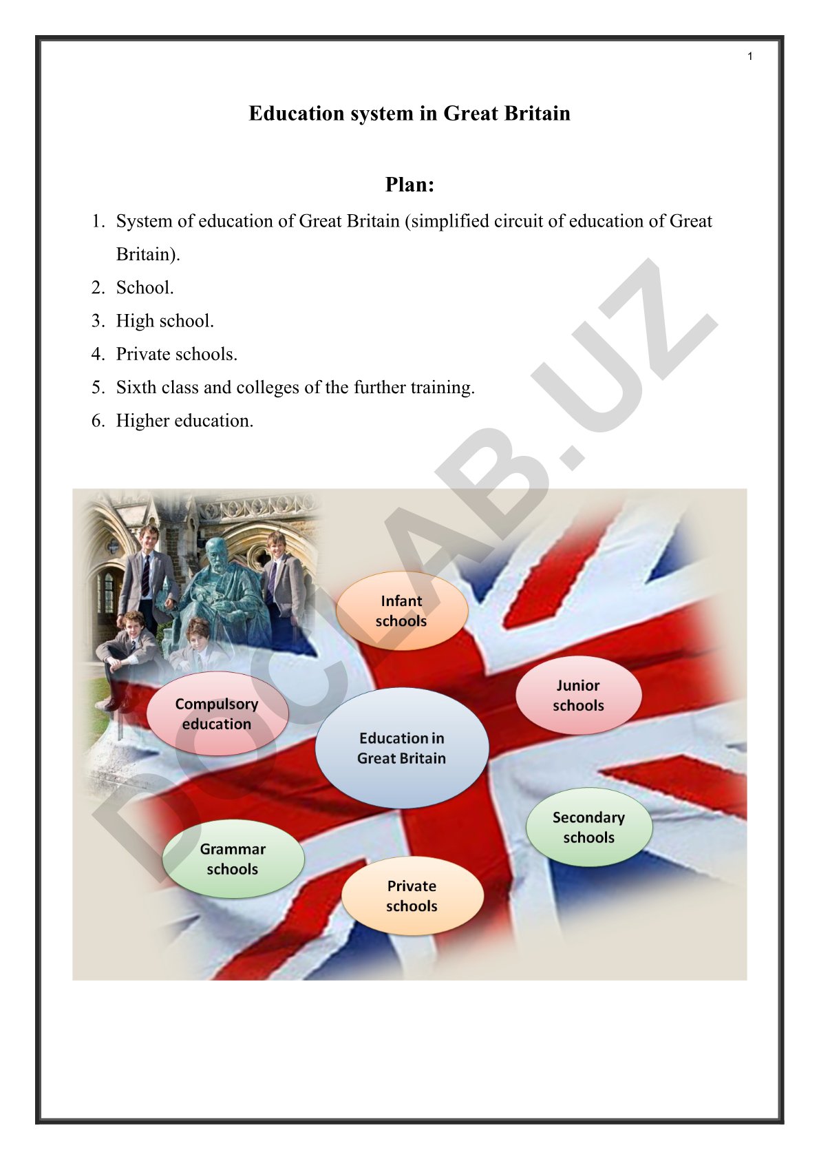 Education system in Great Britain