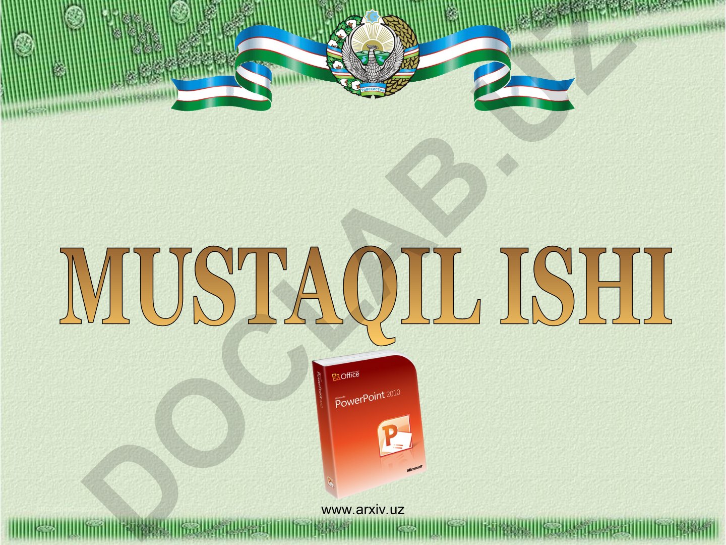 Microsoft PowerPoint dasturi va uning imkoniyatlari