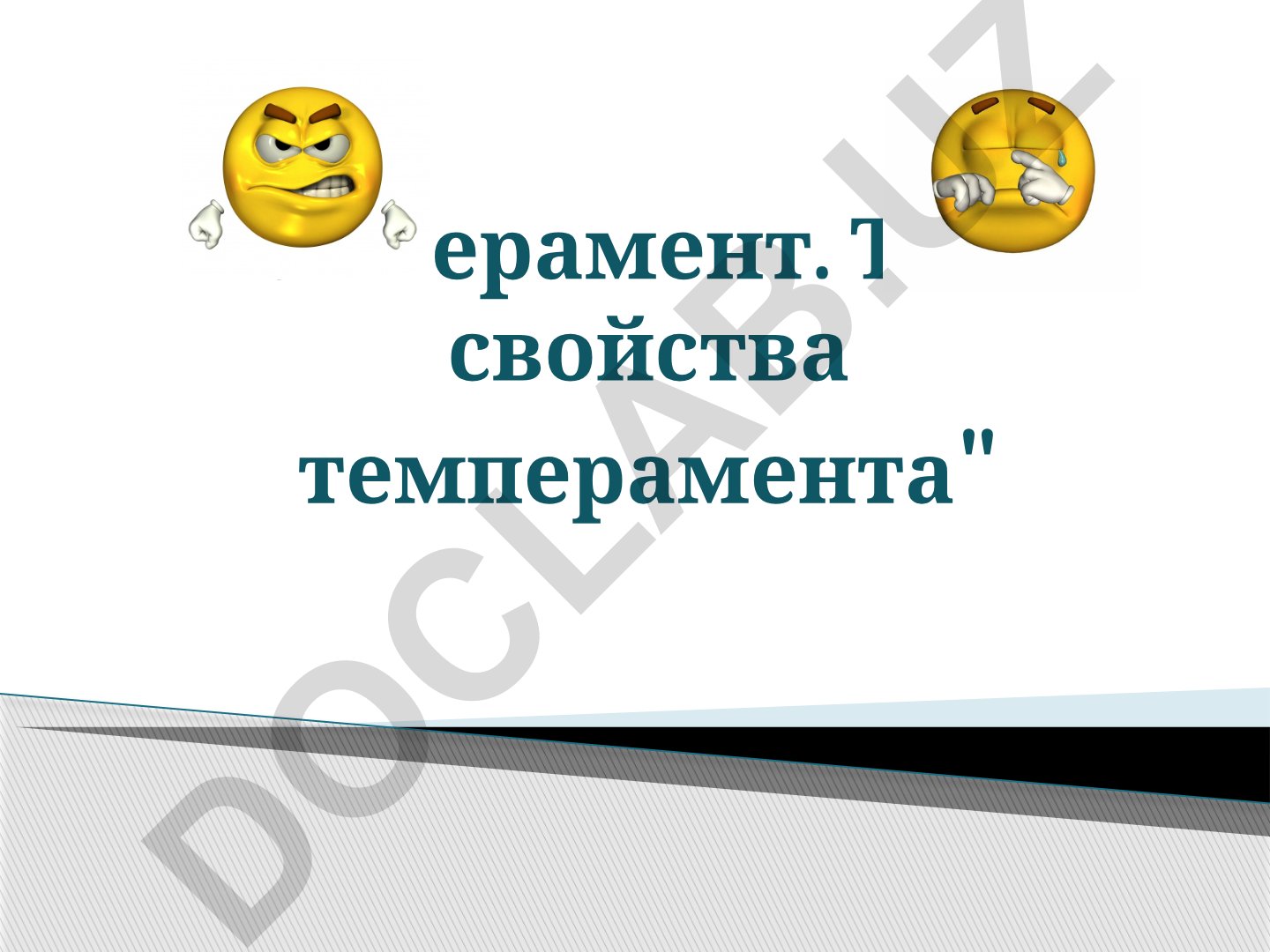 Темперамент и его типы: свойства и характеристики