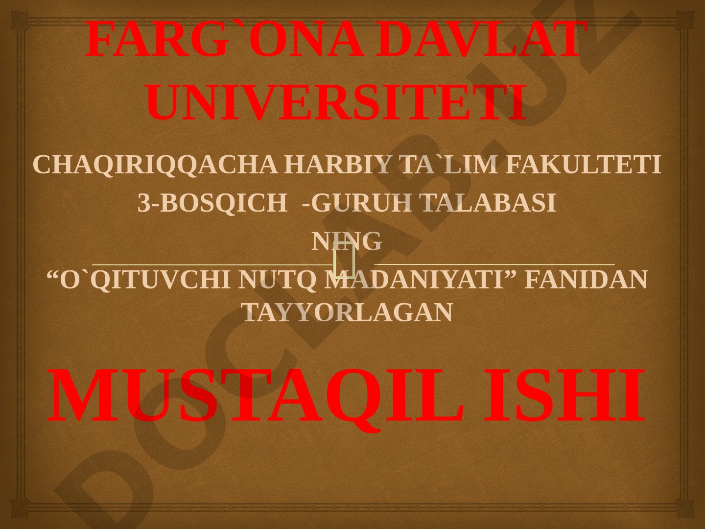 Nutqiy malakani oshirishda til uslublaridan foydalanish