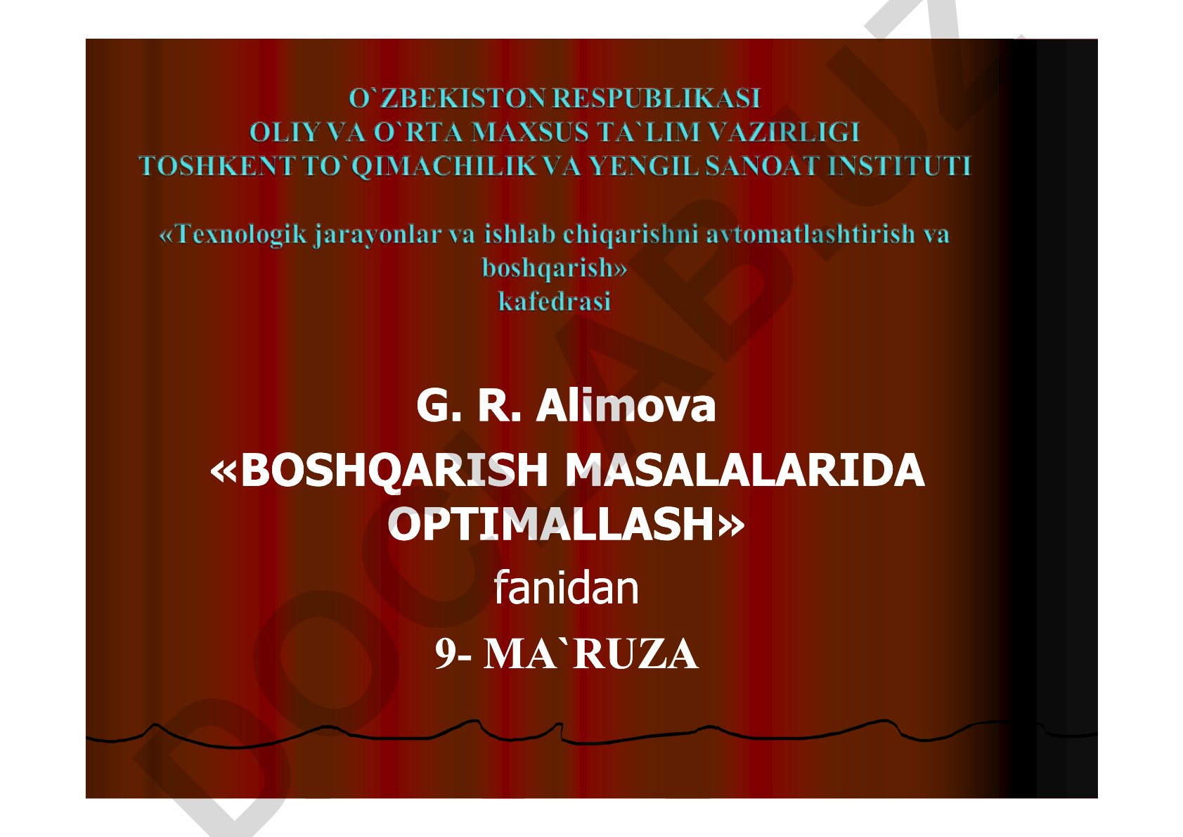 Transport masalasining optimal yechimlarini topish
