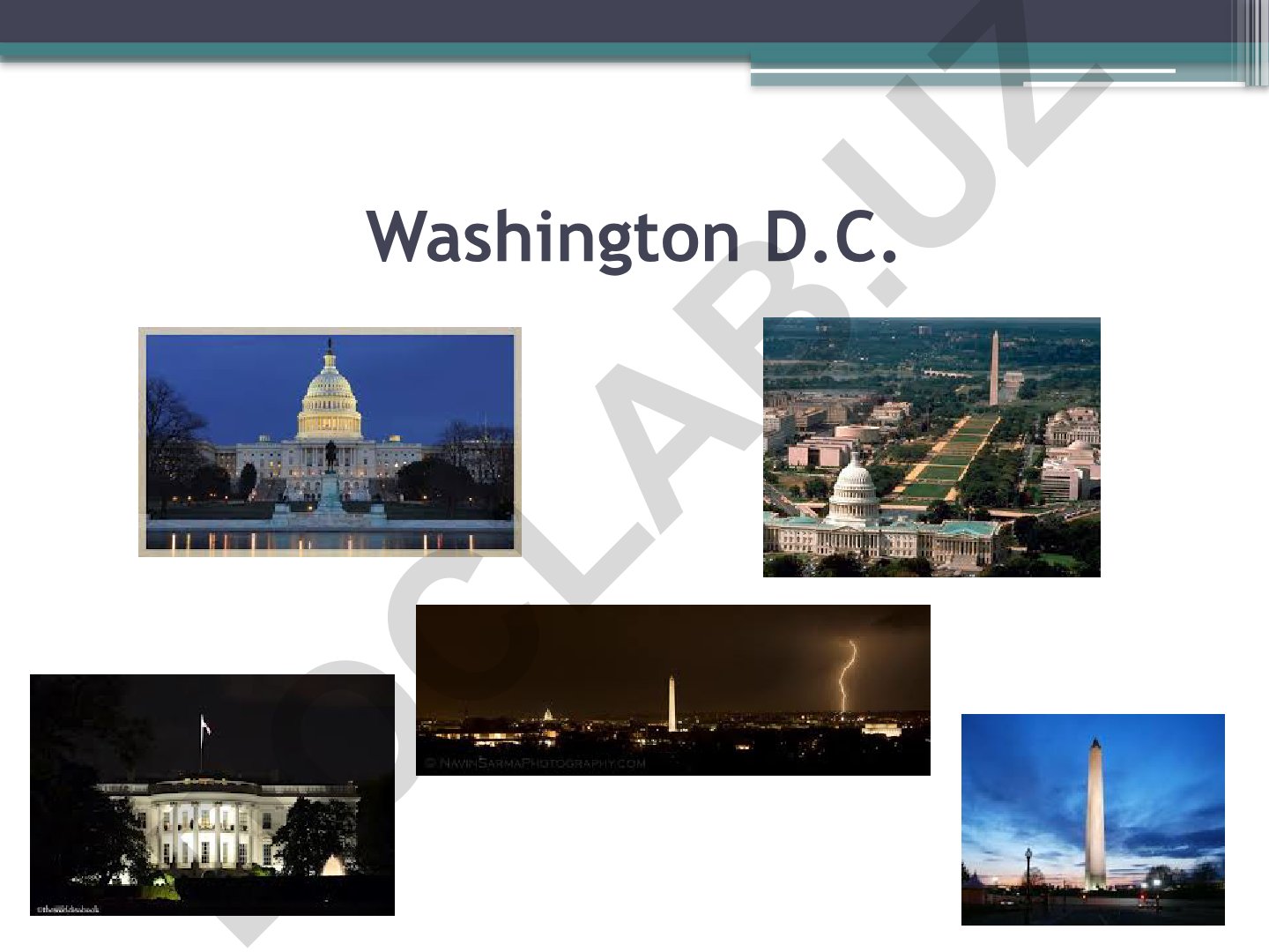 Washington D.C. haqida ingliz tili darsi