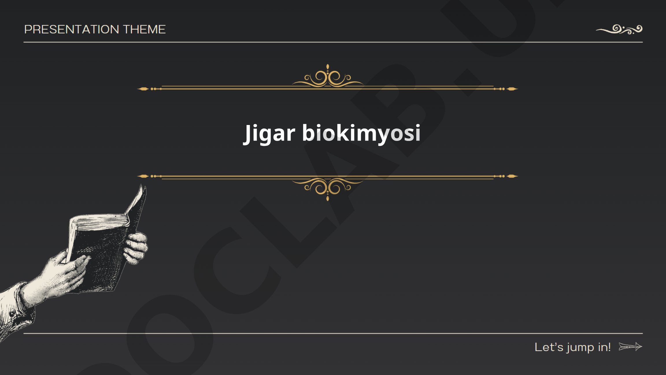 Jigar biokimyosi