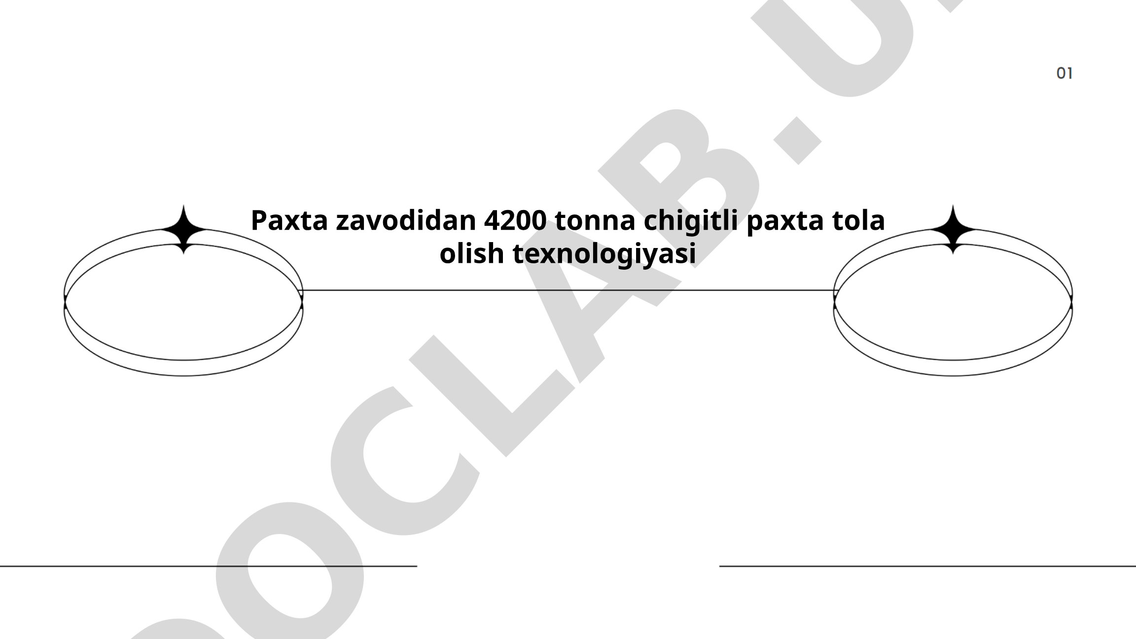 Paxta zavodidan 4200 tonna chigitli paxta tola olish texnologiyasi