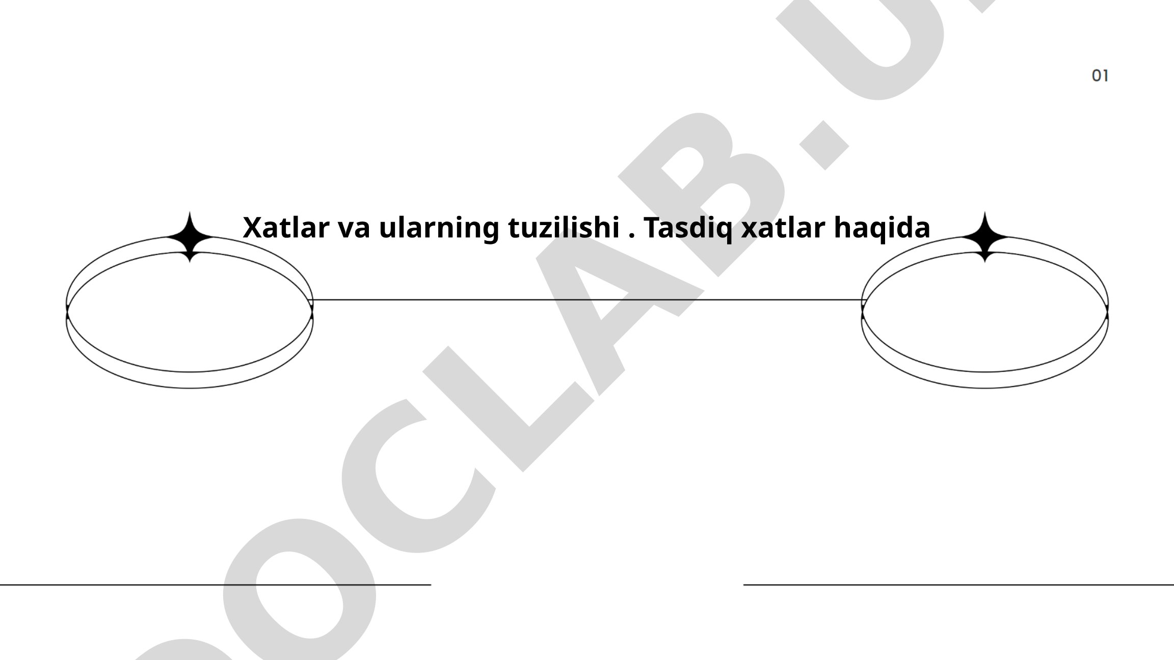 Xatlar va ularning tuzilishi. Tasdiq xatlar haqida