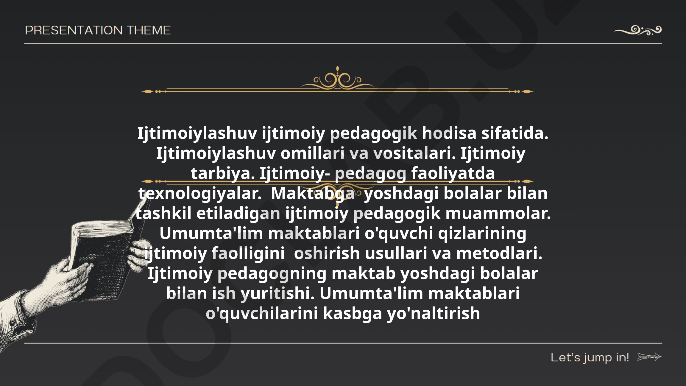 Ijtimoiylashuv va ijtimoiy pedagogik faoliyat