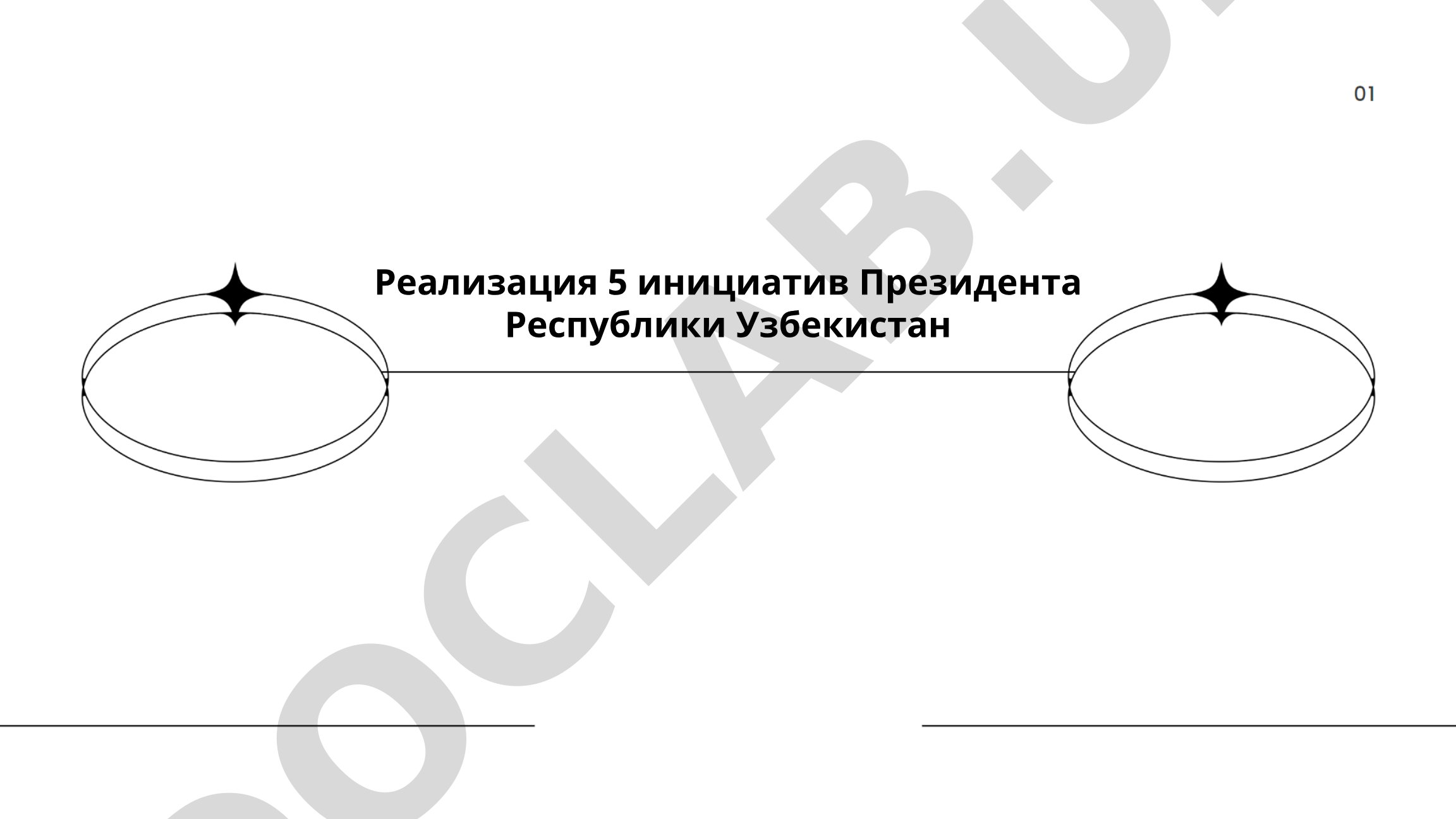 Реализация 5 инициатив Президента Республики Узбекистан
