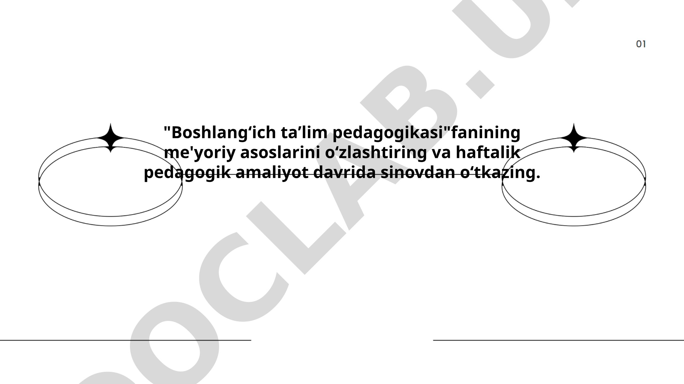 Boshlangʻich taʼlim pedagogikasi me'yoriy asoslari va amaliyoti