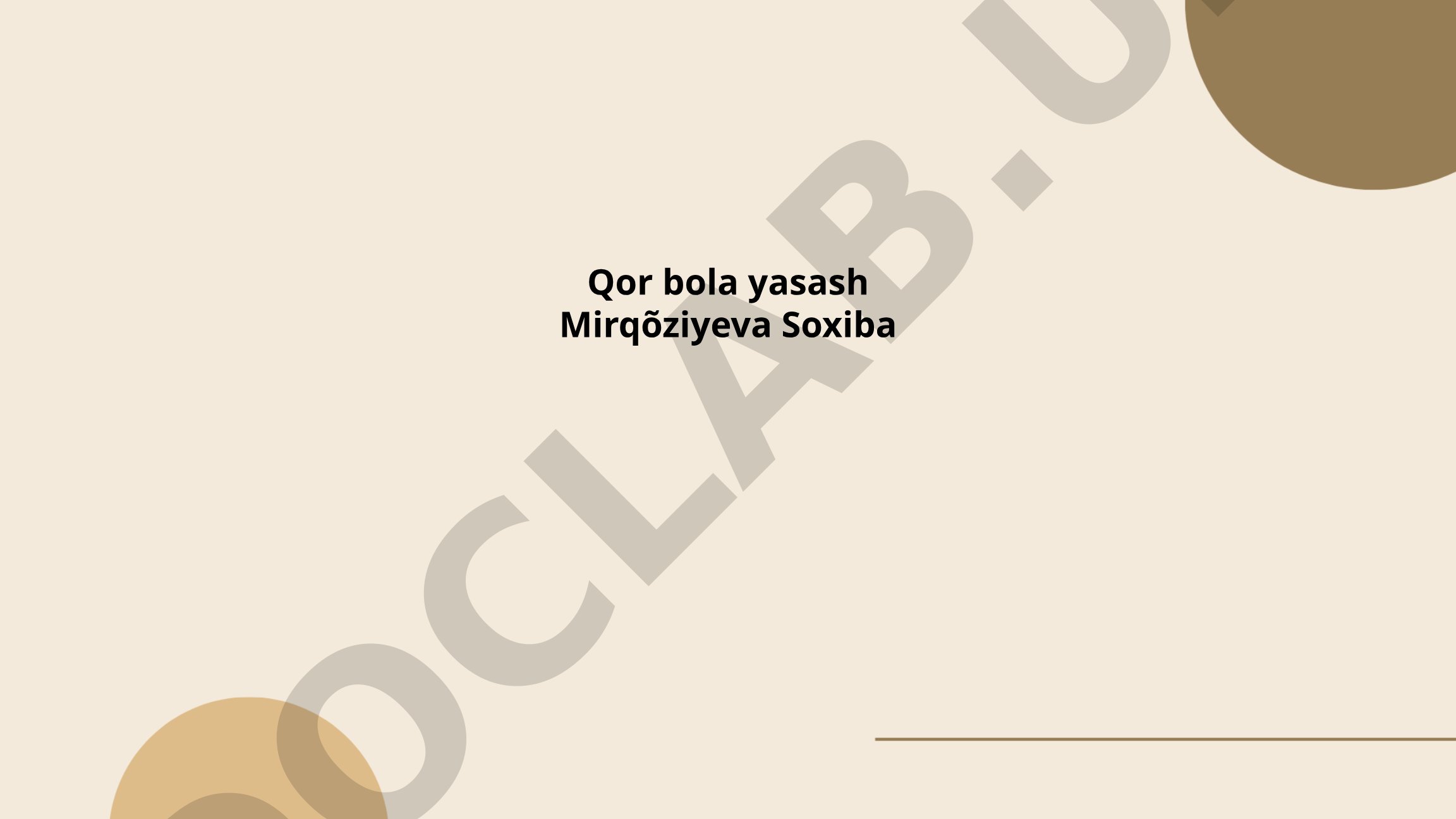 Qor bola yasash