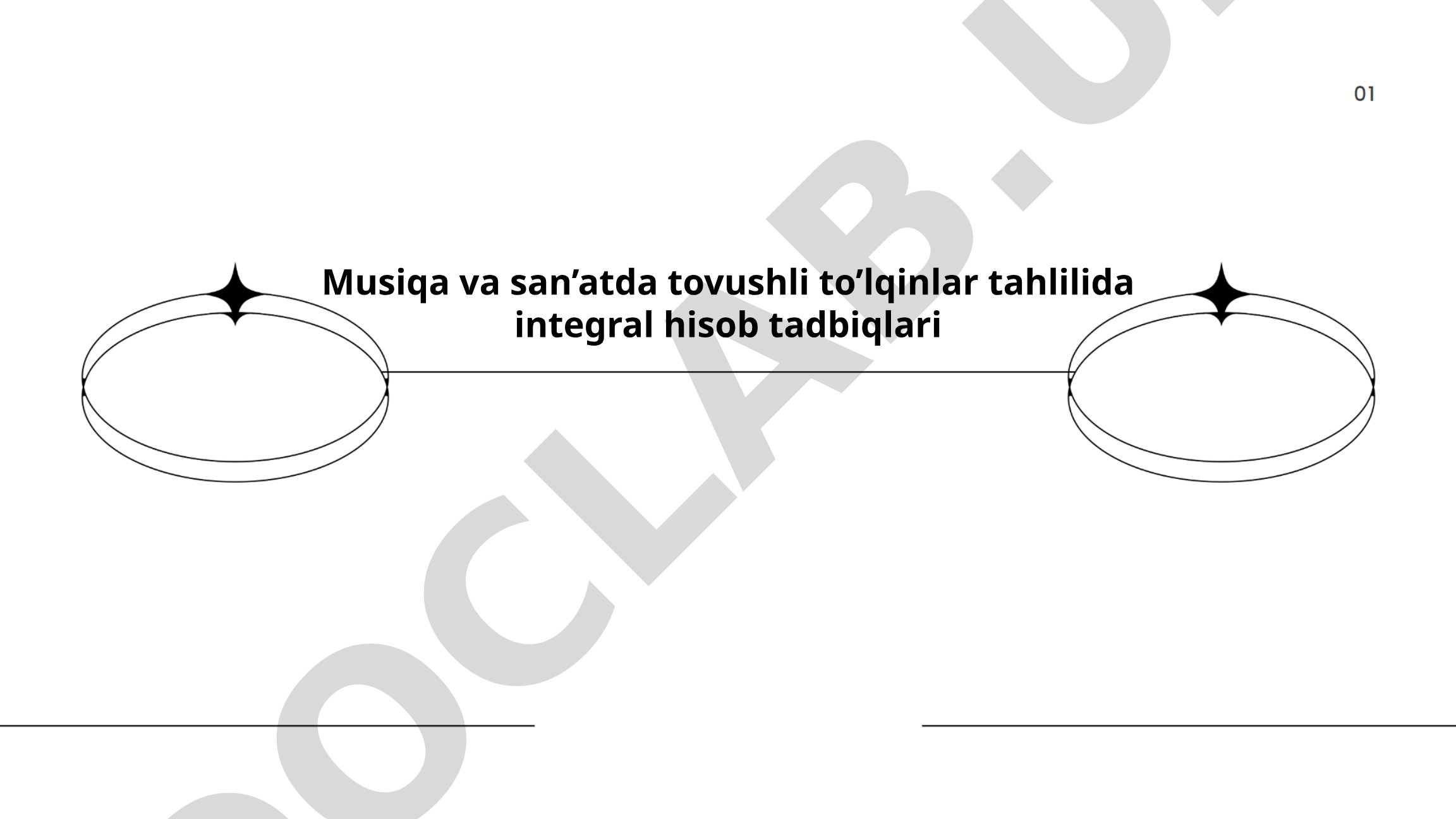 Musiqa va san’atda tovushli to’lqinlar tahlilida integral hisob tadbiqlari