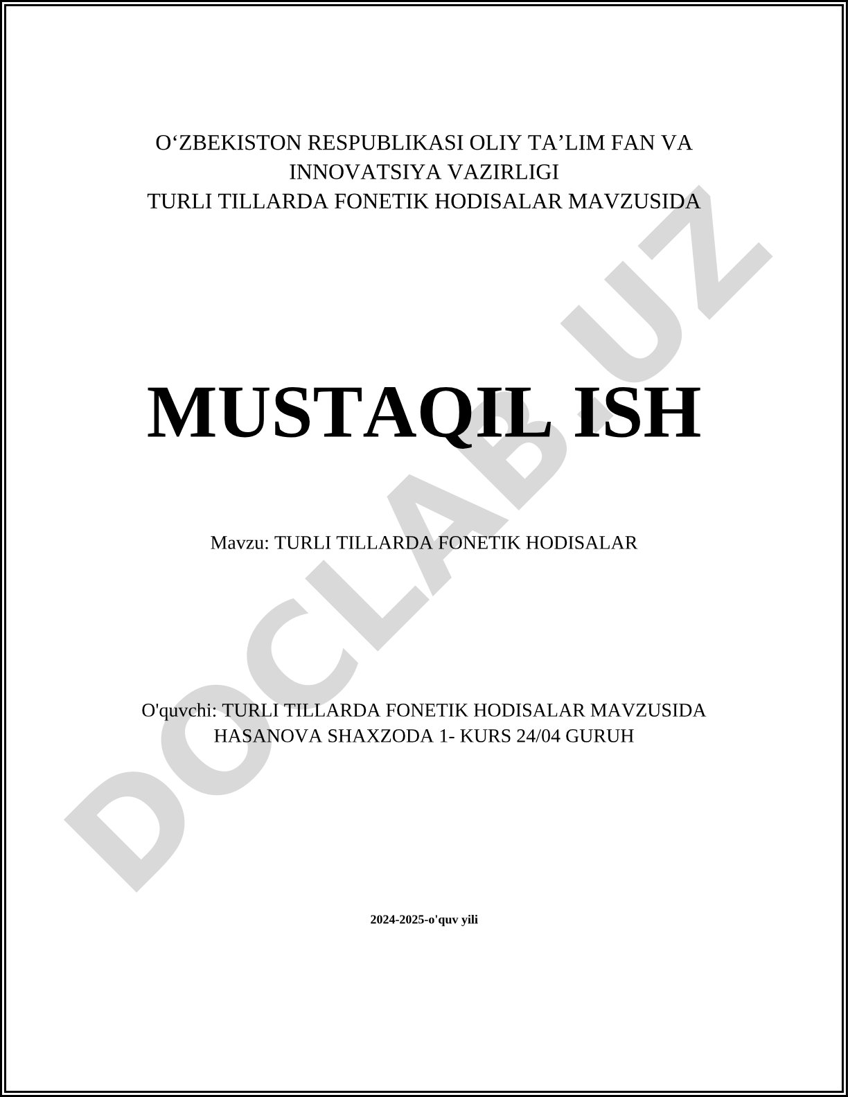 Turli tillarda fonetik hodisalar