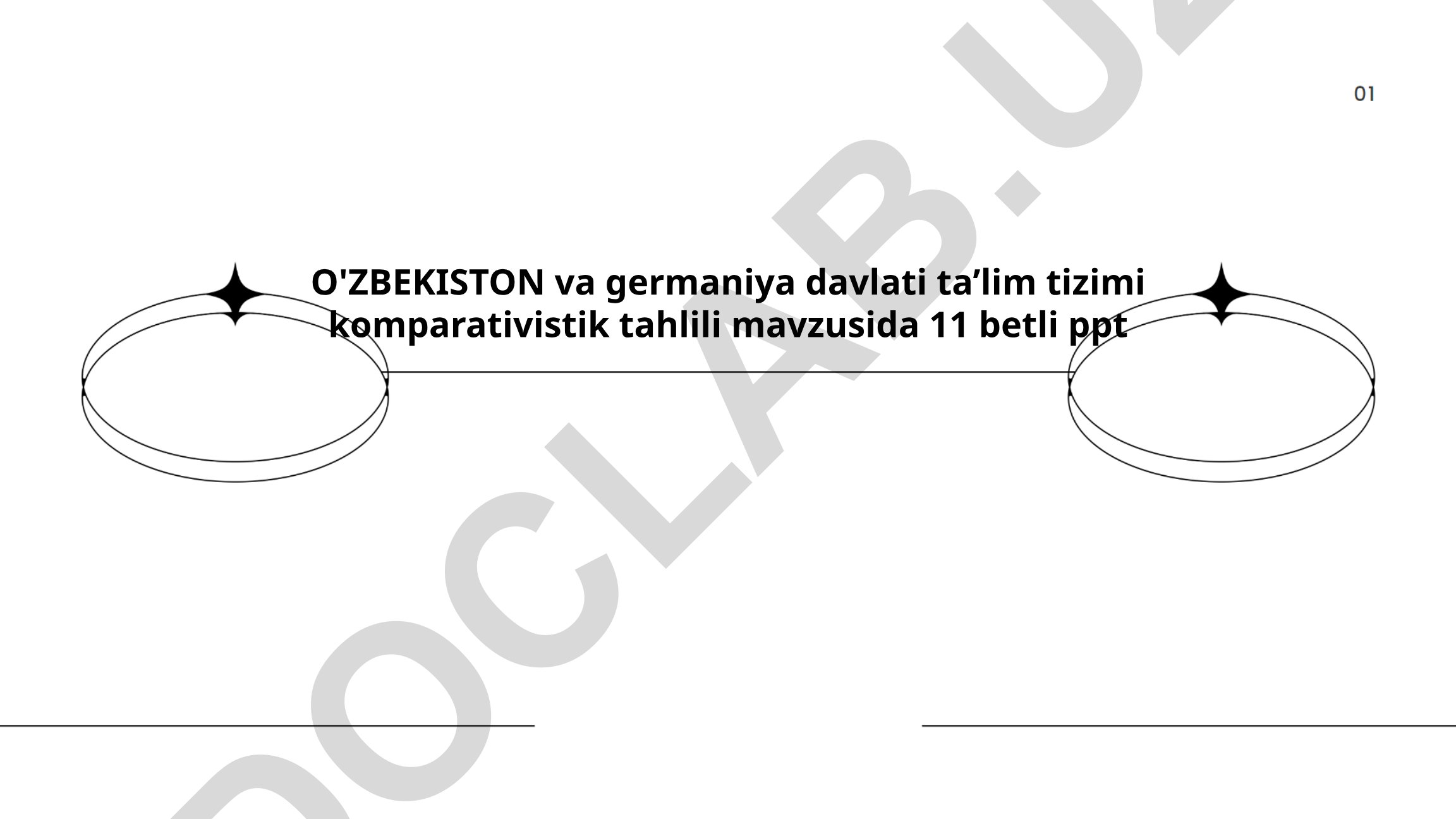 O'zbekiston va Germaniya davlati ta'lim tizimi komparativistik tahlili