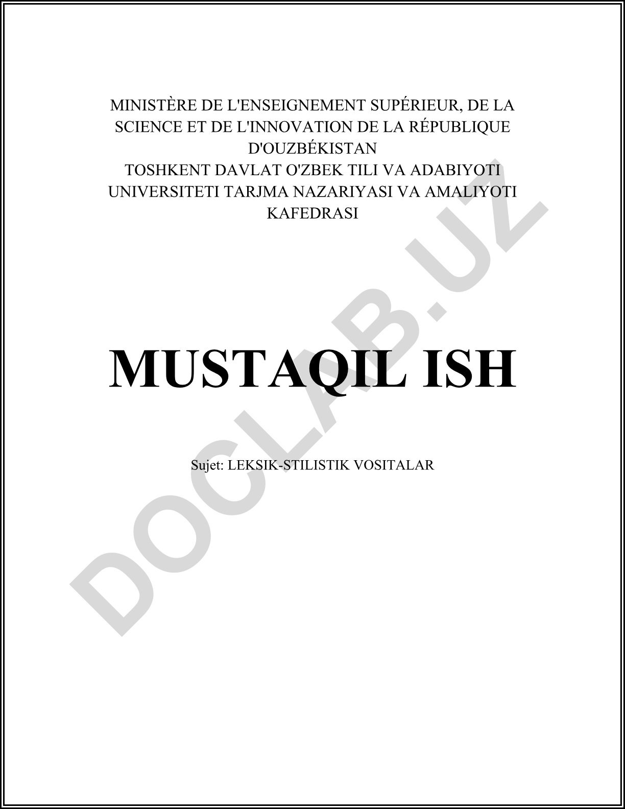 Leksik-stilistik vositalar: metafora, metonimiya, alliteratsiya