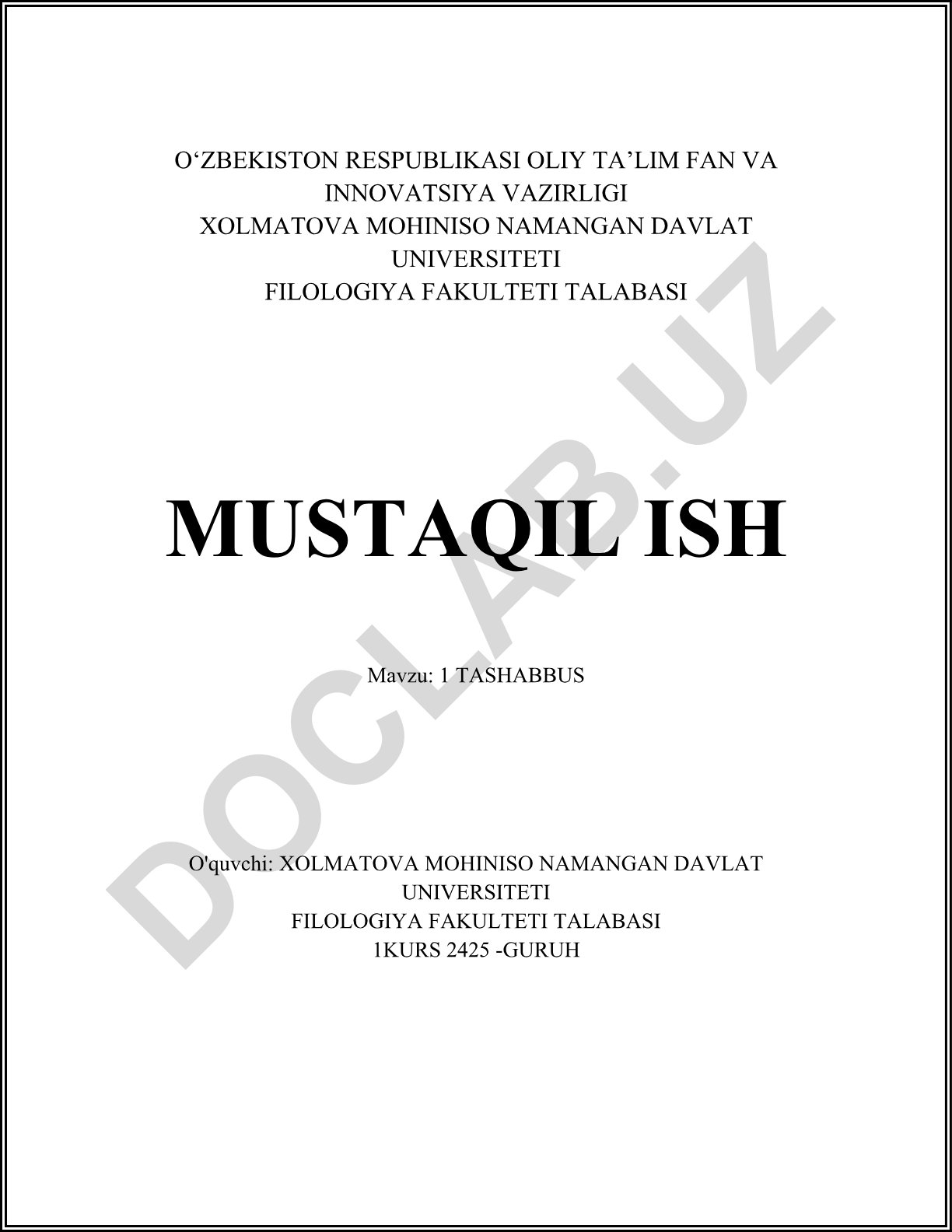 Tashabbusning tarixi, yetakchilik va jamiyatdagi o'rni