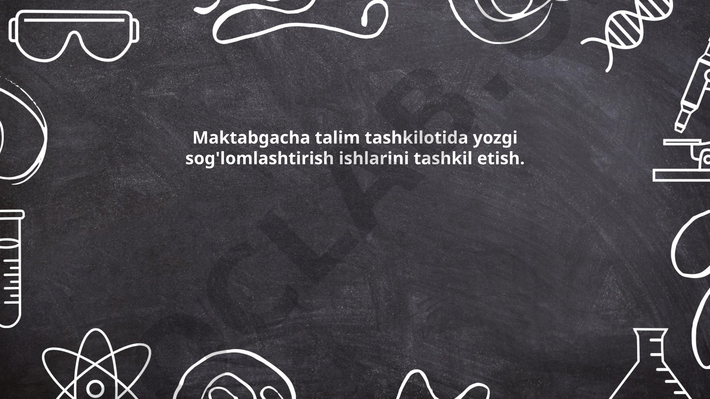 Maktabgacha ta'lim tashkilotida yozgi sog'lomlashtirish ishlarini tashkil etish