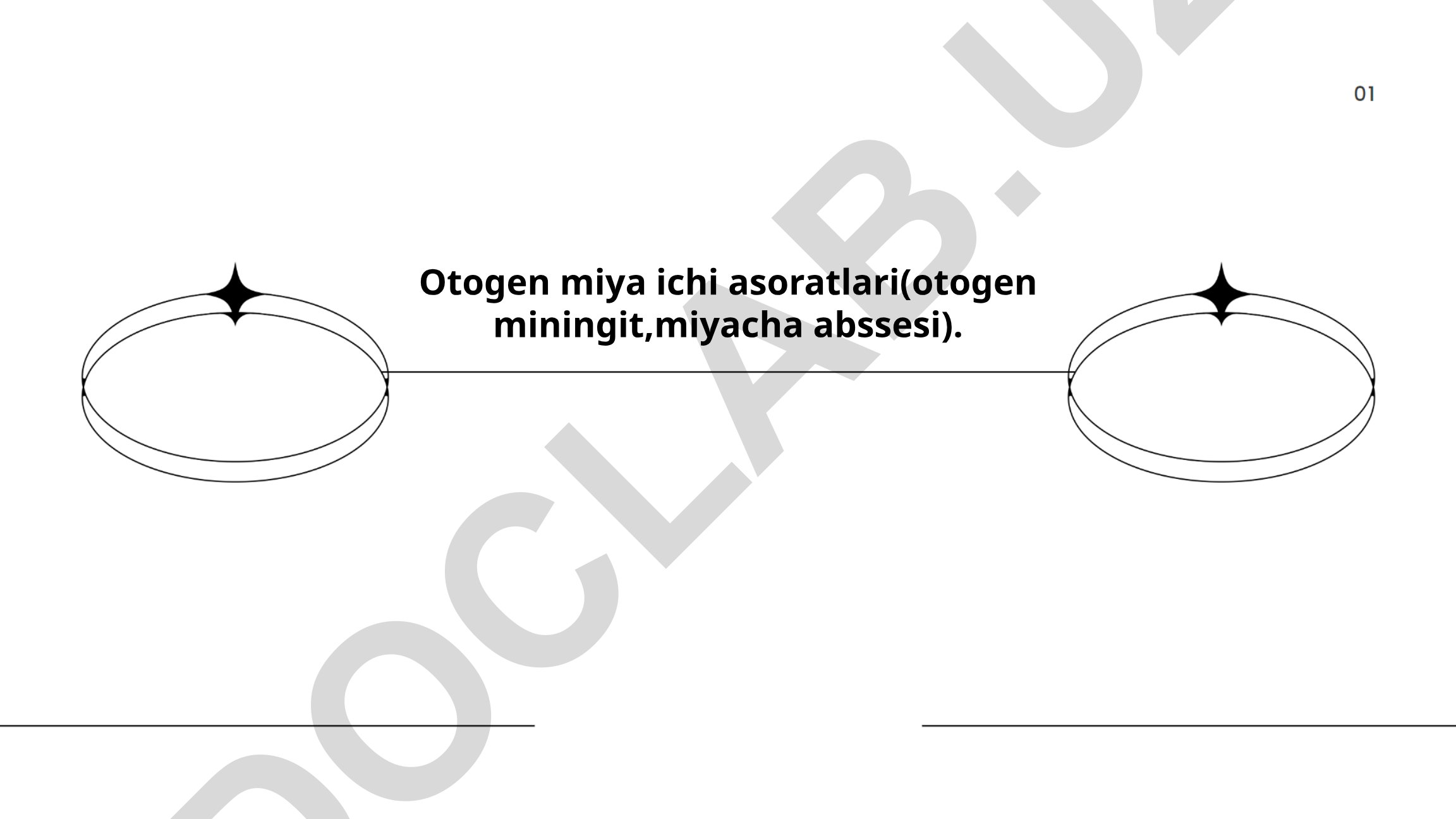 Otogen miya ichi asoratlari: meningit va miyacha abssesi