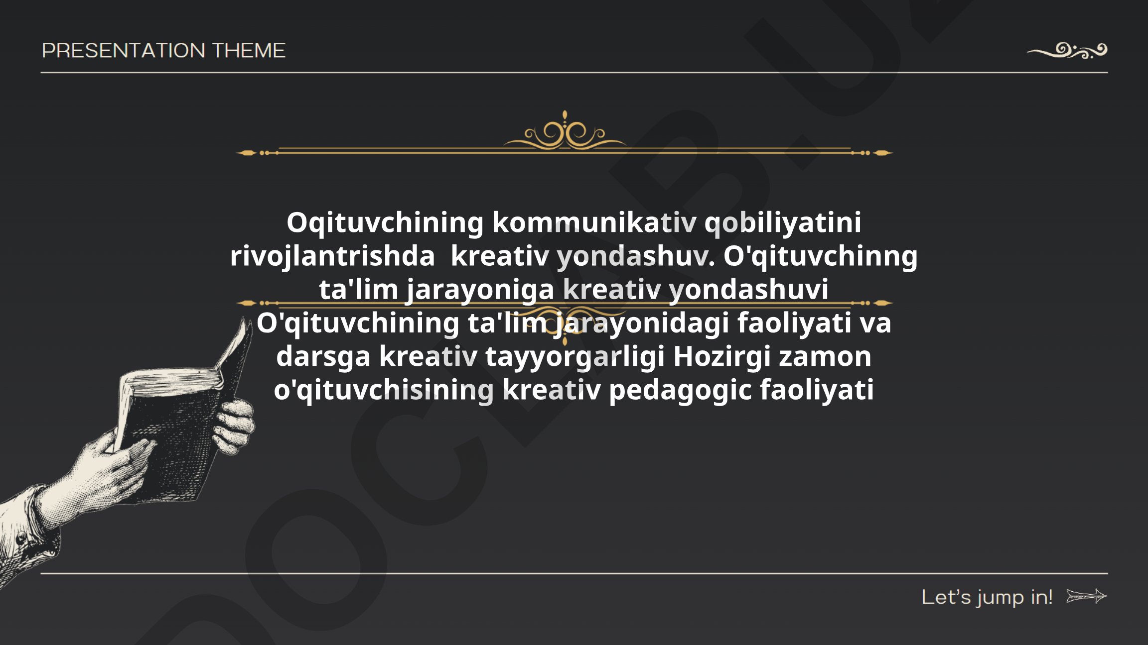 O'qituvchining kommunikativ qobiliyatini rivojlantirishda kreativ yondashuv