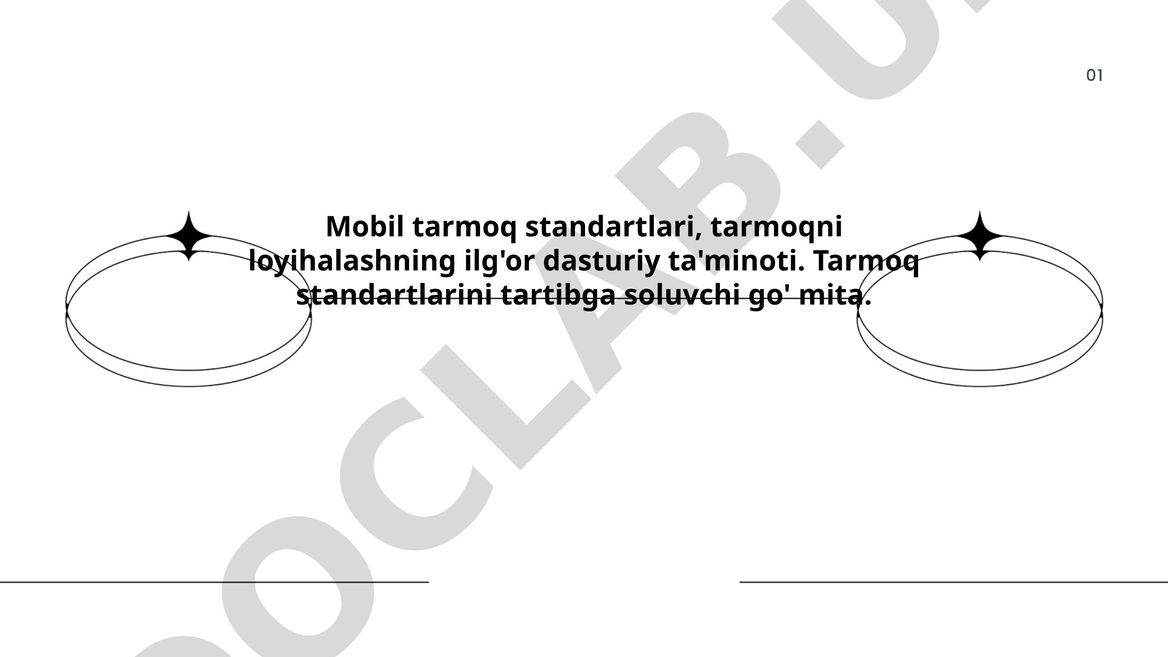Mobil tarmoq standartlari va 5G texnologiyalari