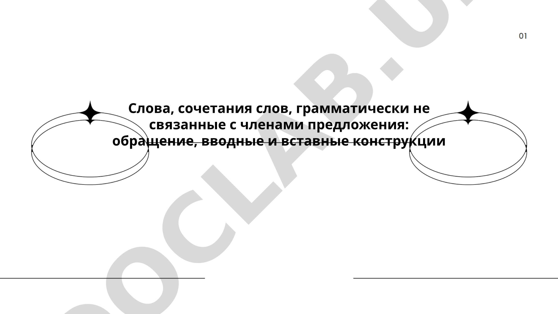 Обращение, вводные и вставные конструкции в русском языке