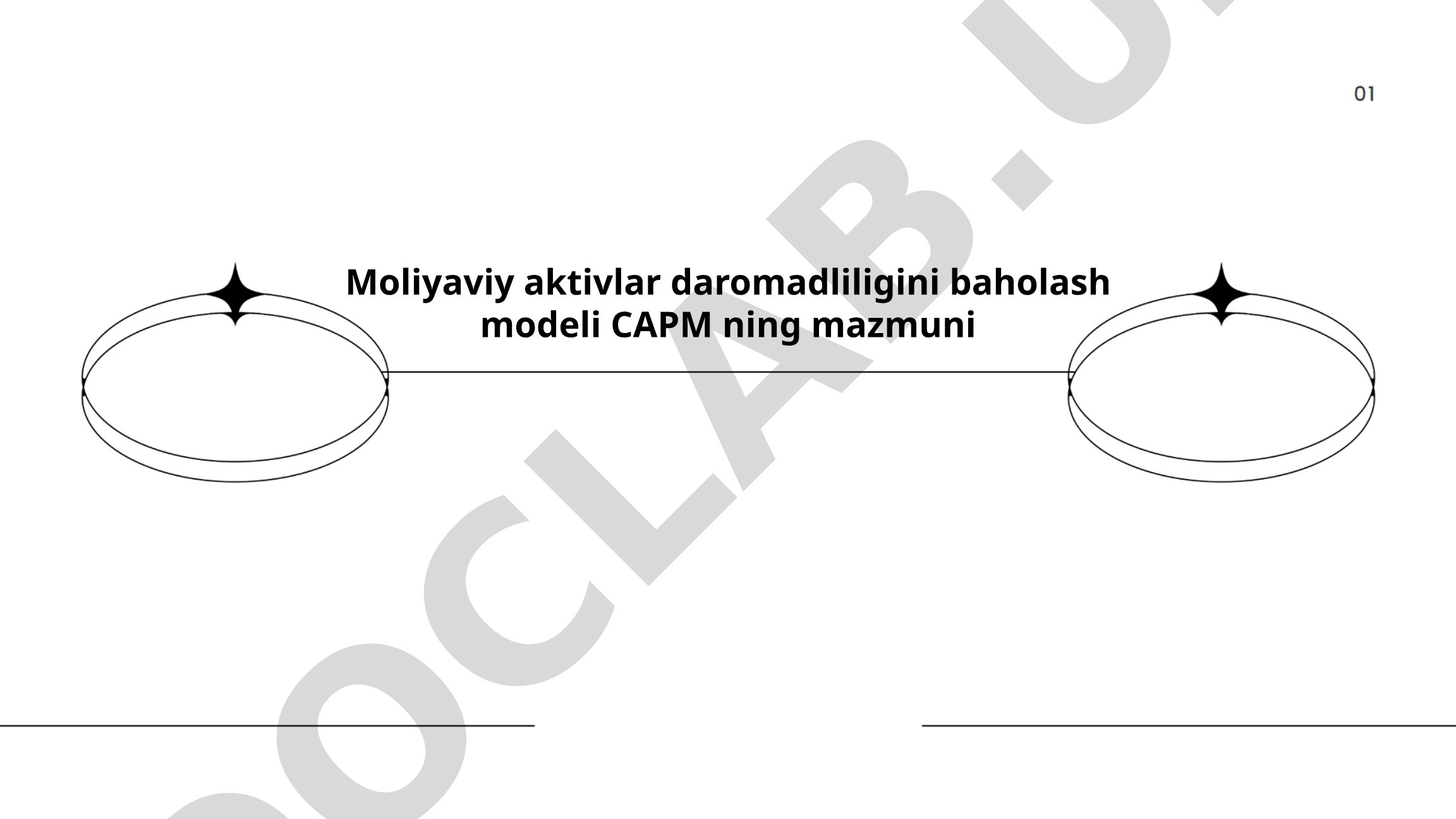 Moliyaviy aktivlar daromadliligini baholash modeli CAPM