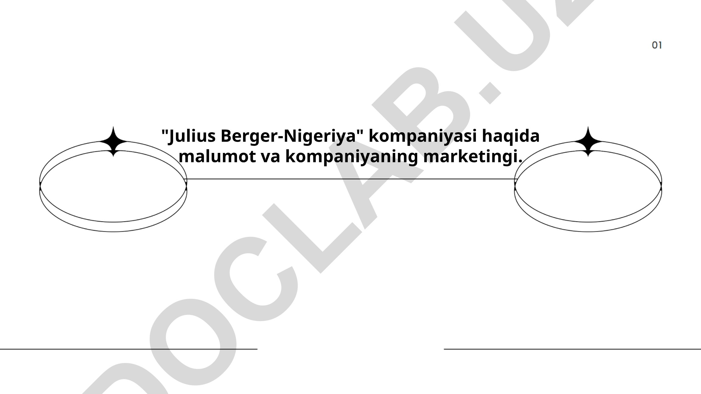 Julius Berger-Nigeriya kompaniyasi tarixi, boshqaruv tizimi va marketing strategiyalari