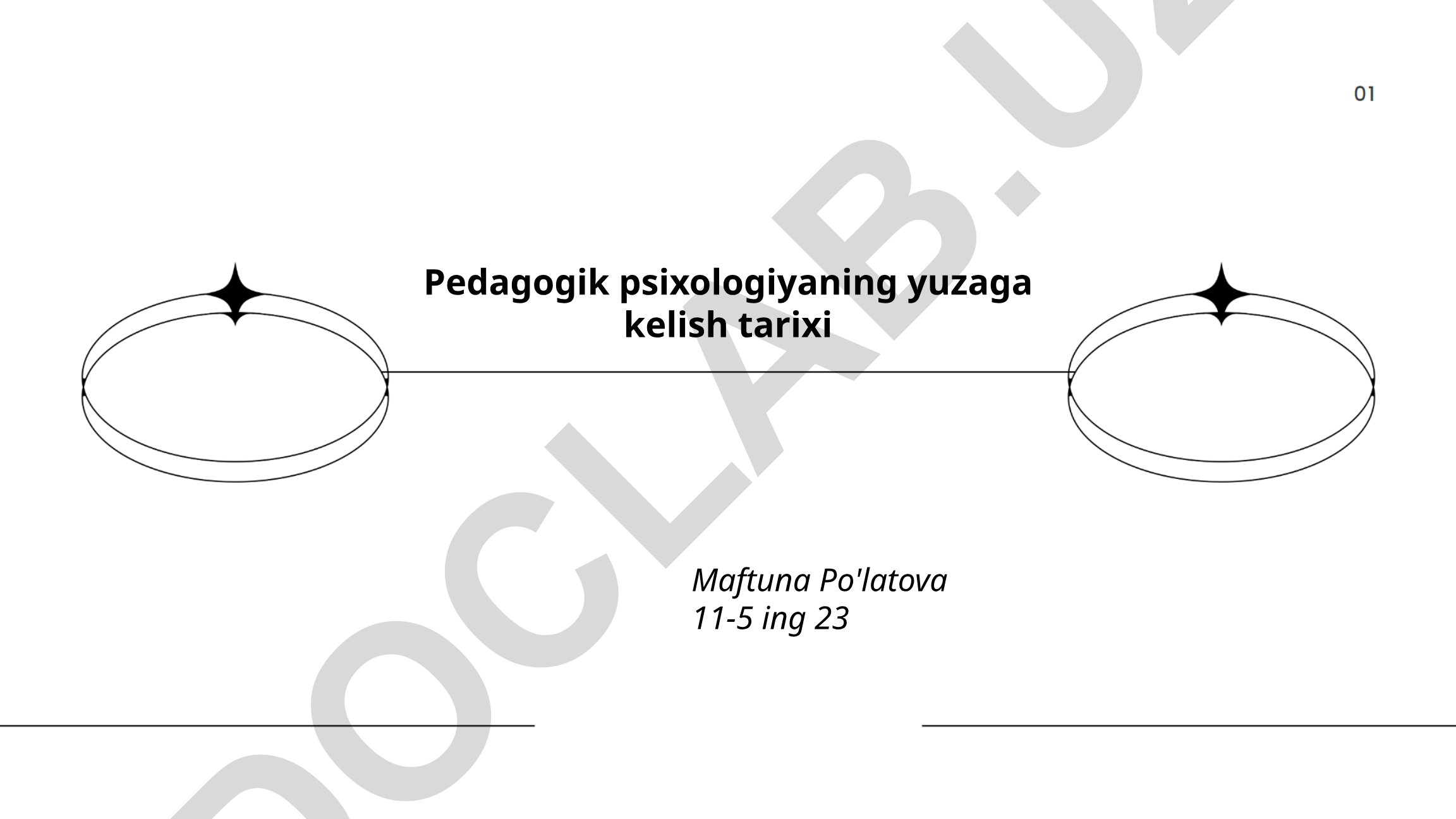 Pedagogik psixologiyaning yuzaga kelish tarixi