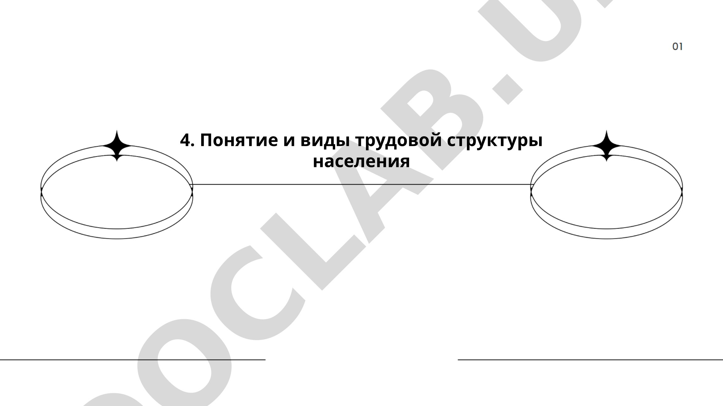 Понятие и виды трудовой структуры населения