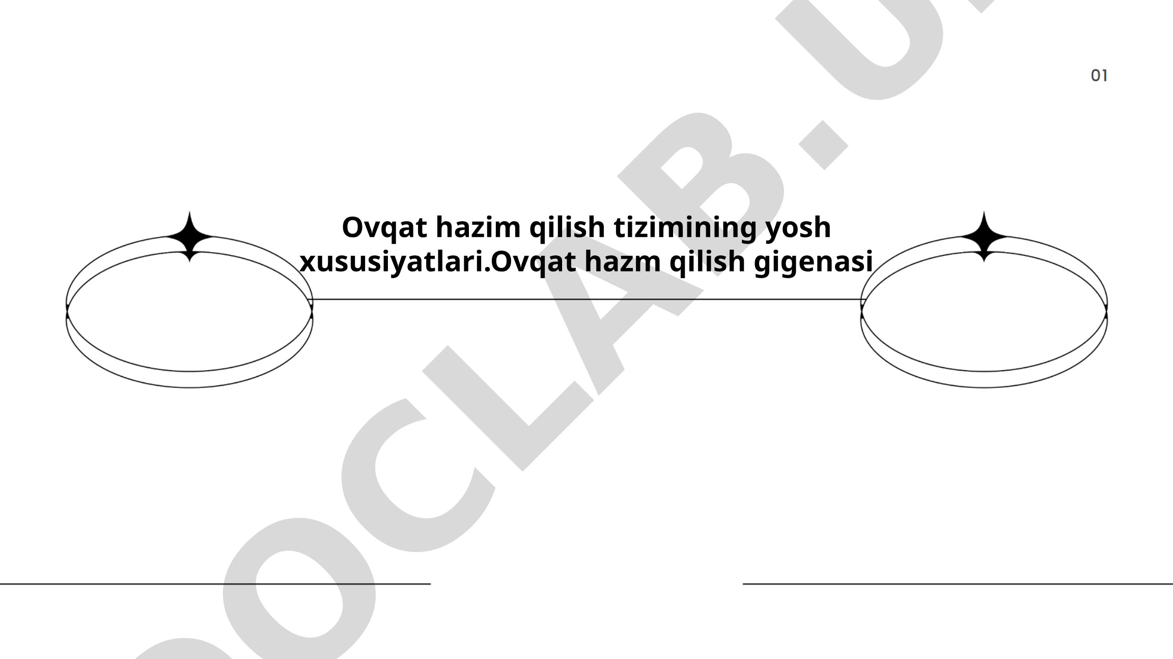 Ovqat hazm qilish tizimining yosh xususiyatlari