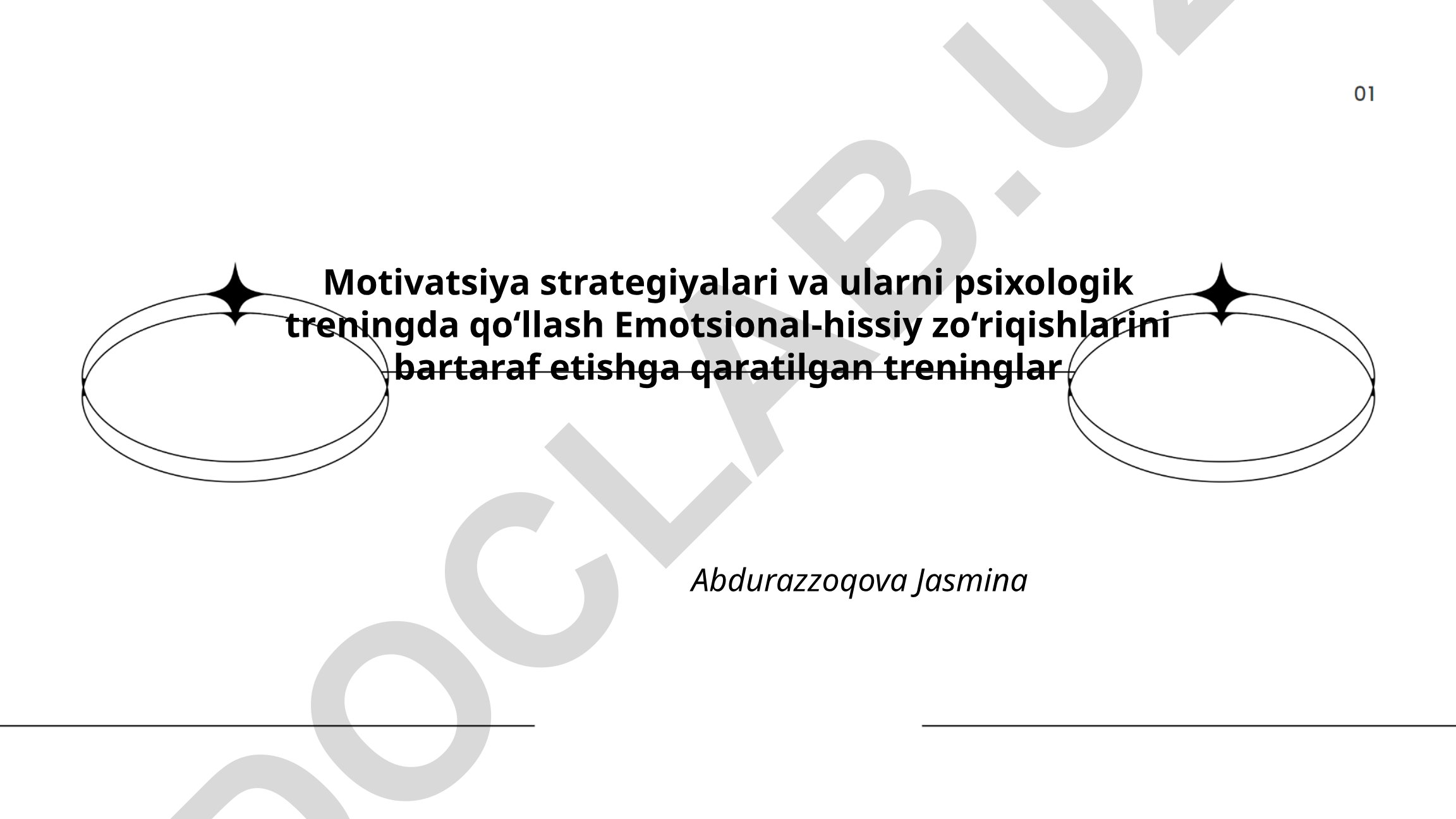 Motivatsiya strategiyalari va ularni psixologik treningda qo‘llash