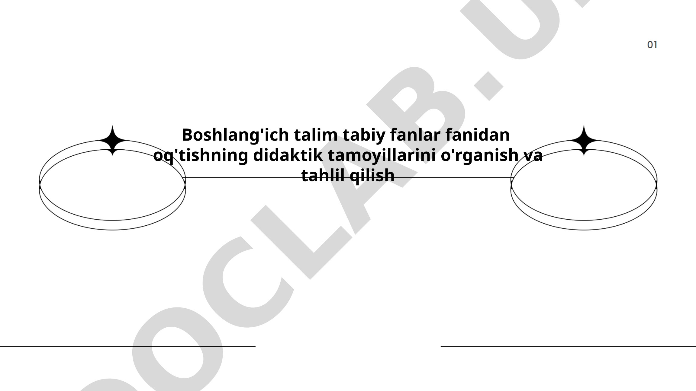 Boshlang'ich ta'lim tabiy fanlar fanidan o'qitishning didaktik tamoyillarini o'rganish va tahlil qilish