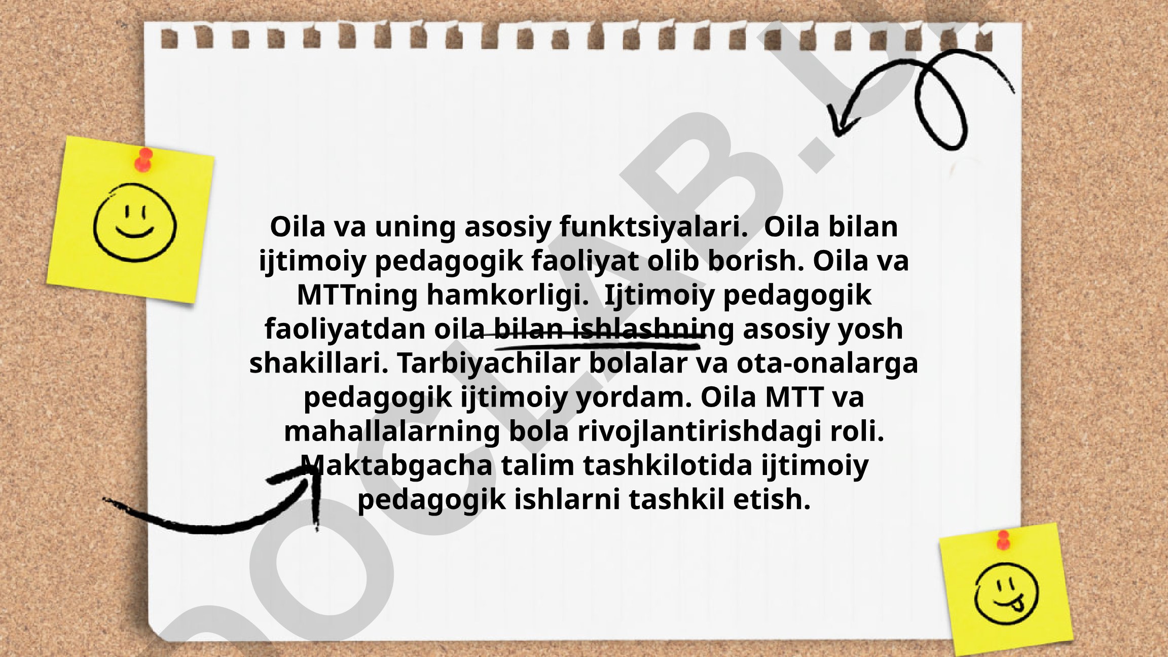 Oila va MTTning hamkorligi maktabgacha ta'lim tashkilotida
