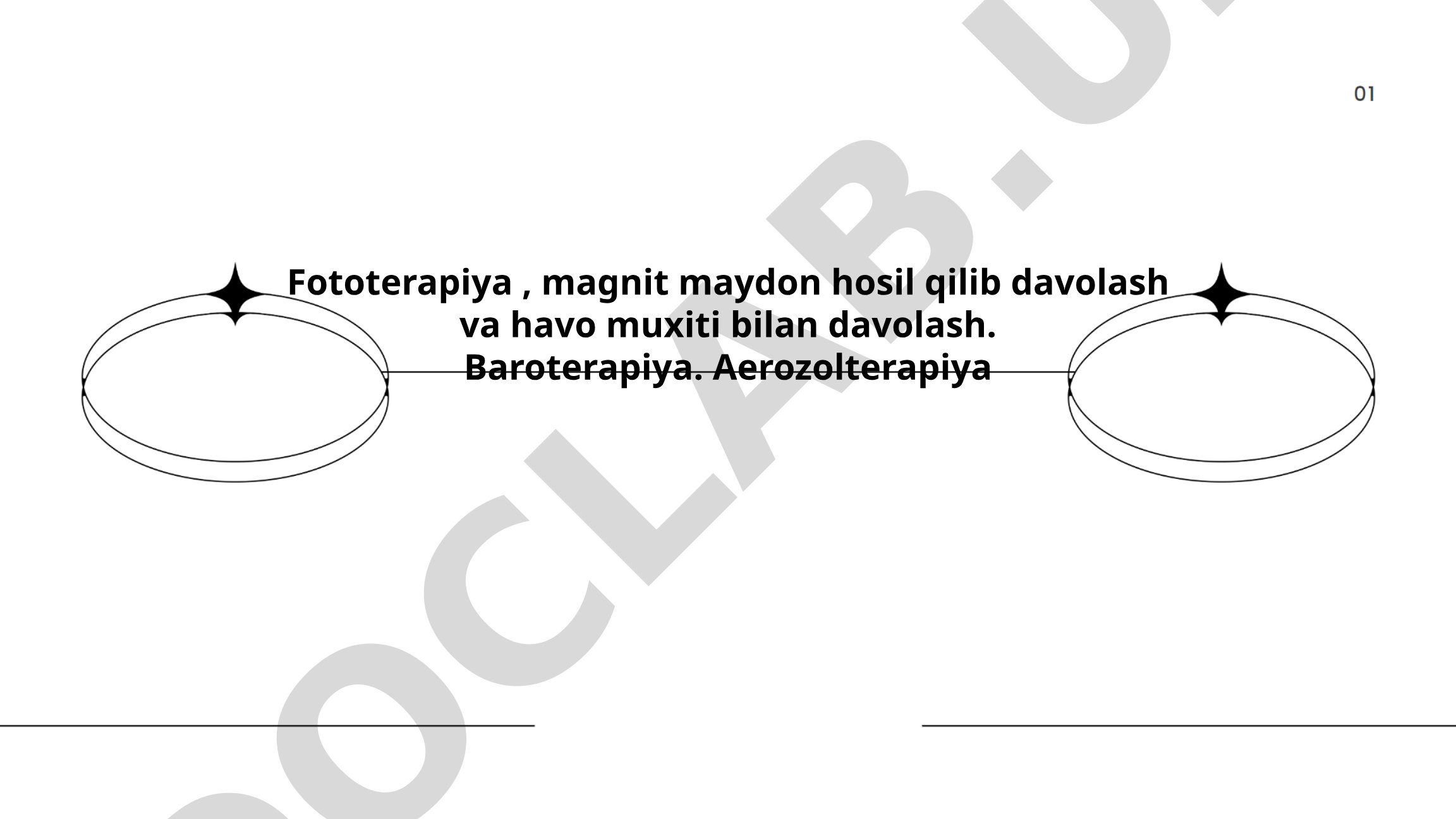 Fototerapiya, magnit maydon va havo muxiti bilan davolash usullari