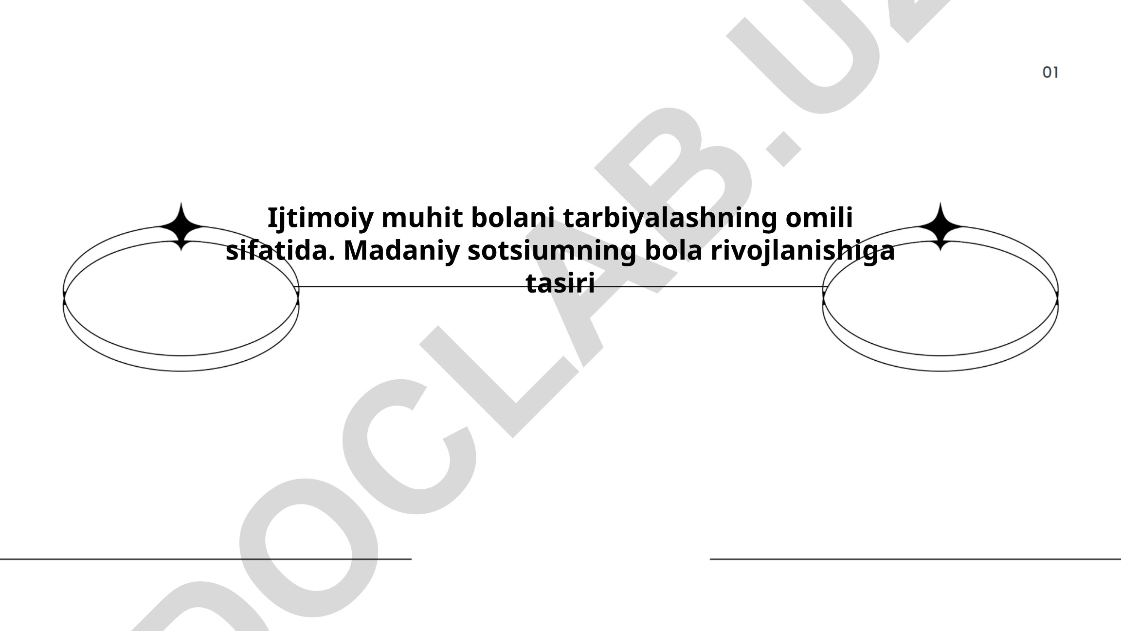 Ijtimoiy muhit bolani tarbiyalashning omili sifatida
