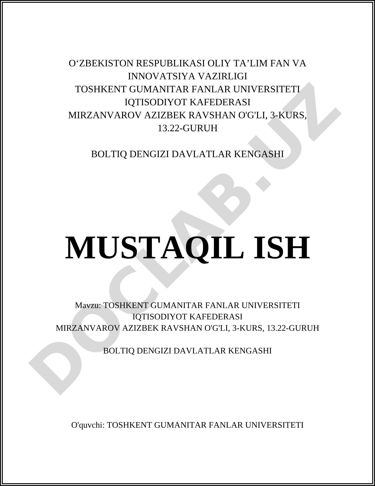Boltiq dengizi davlatlari kengashi