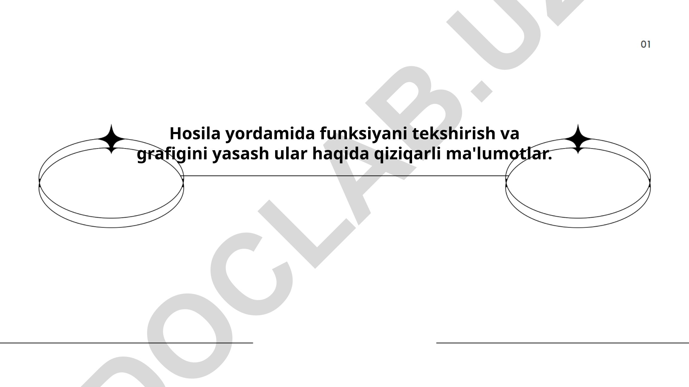 Funksiyaning hosilasi va grafigini yasash usullari