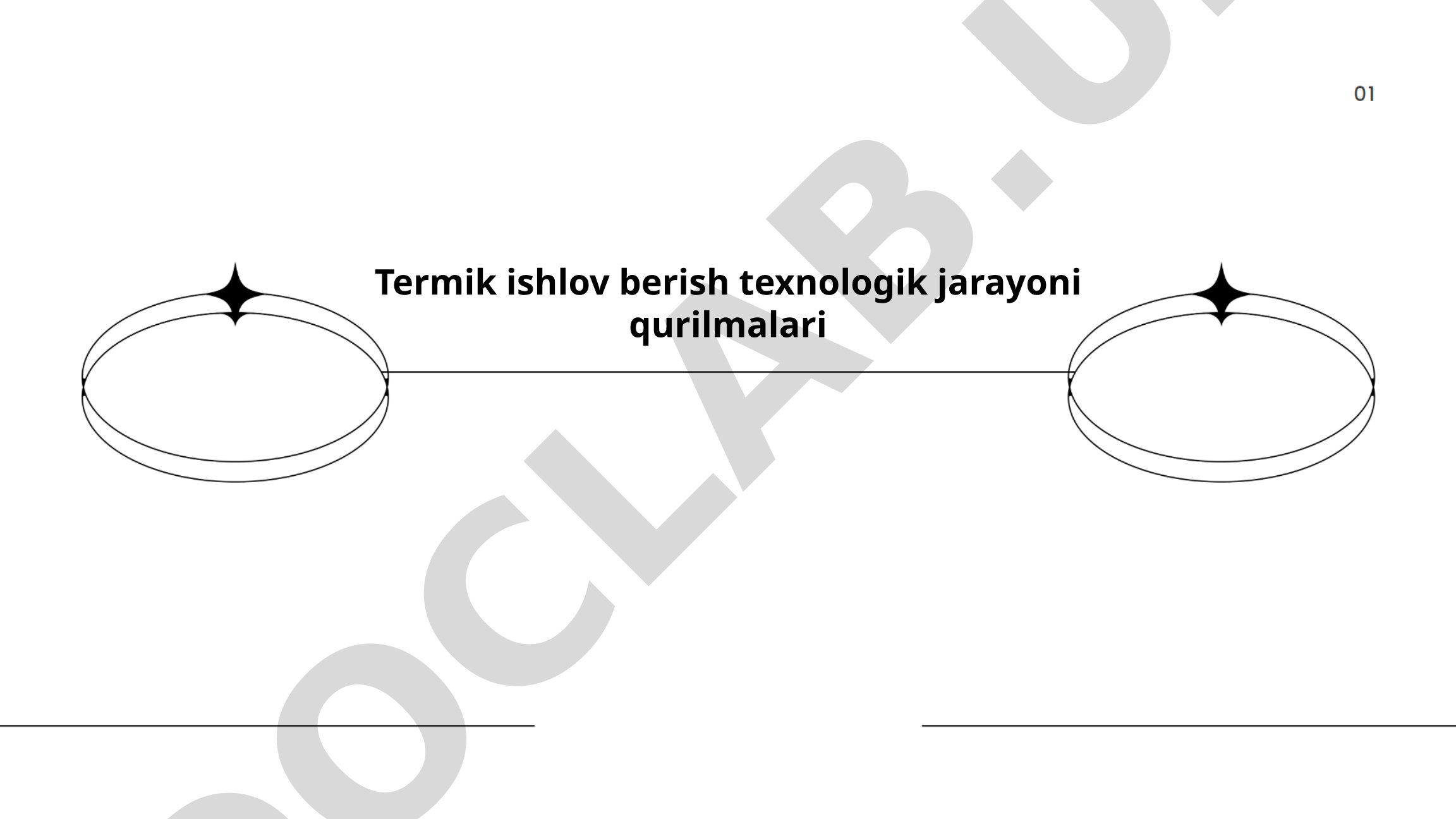 Termik ishlov berish texnologik jarayoni qurilmalari