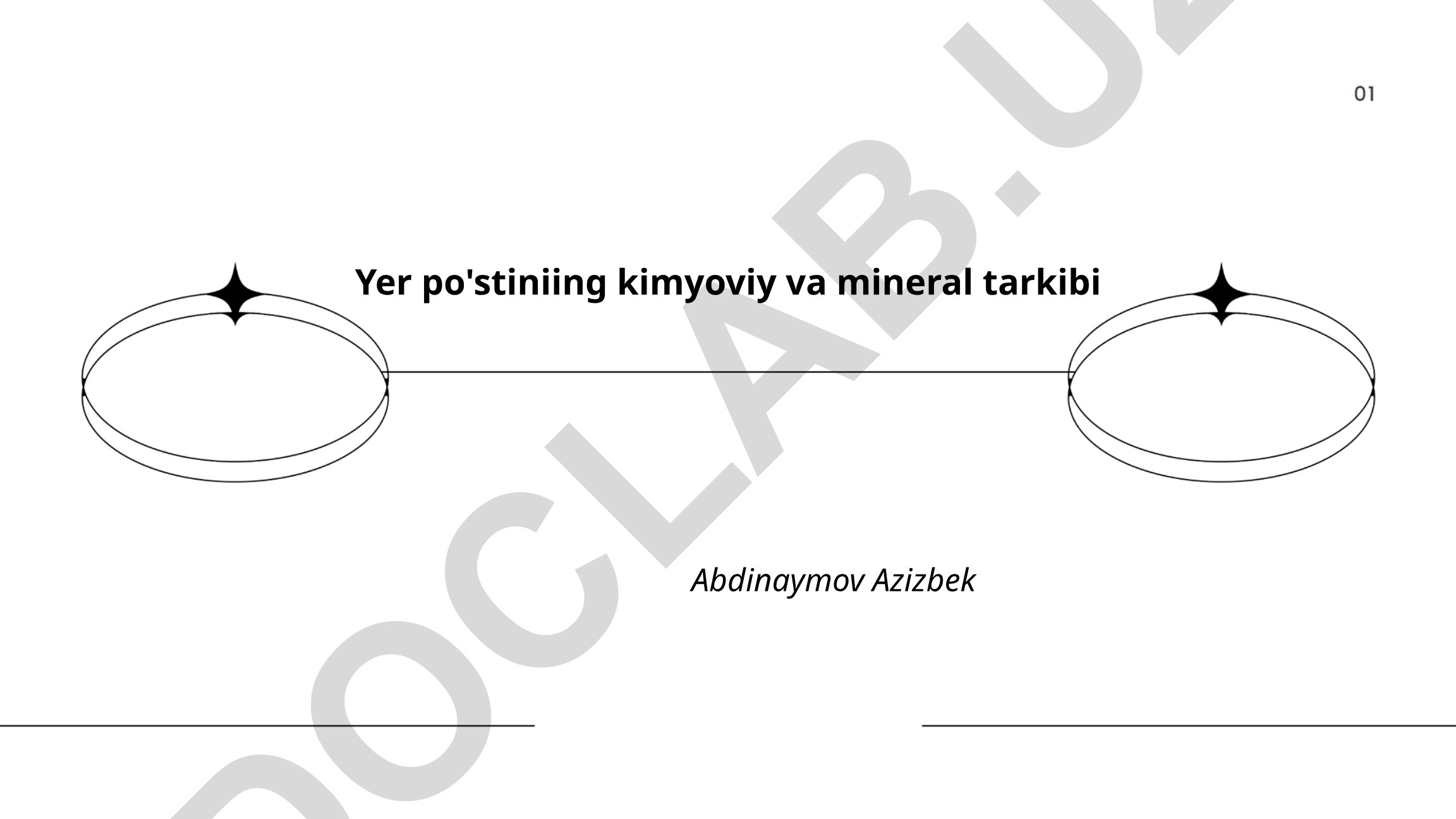 Yer po'stining kimyoviy va mineral tarkibi