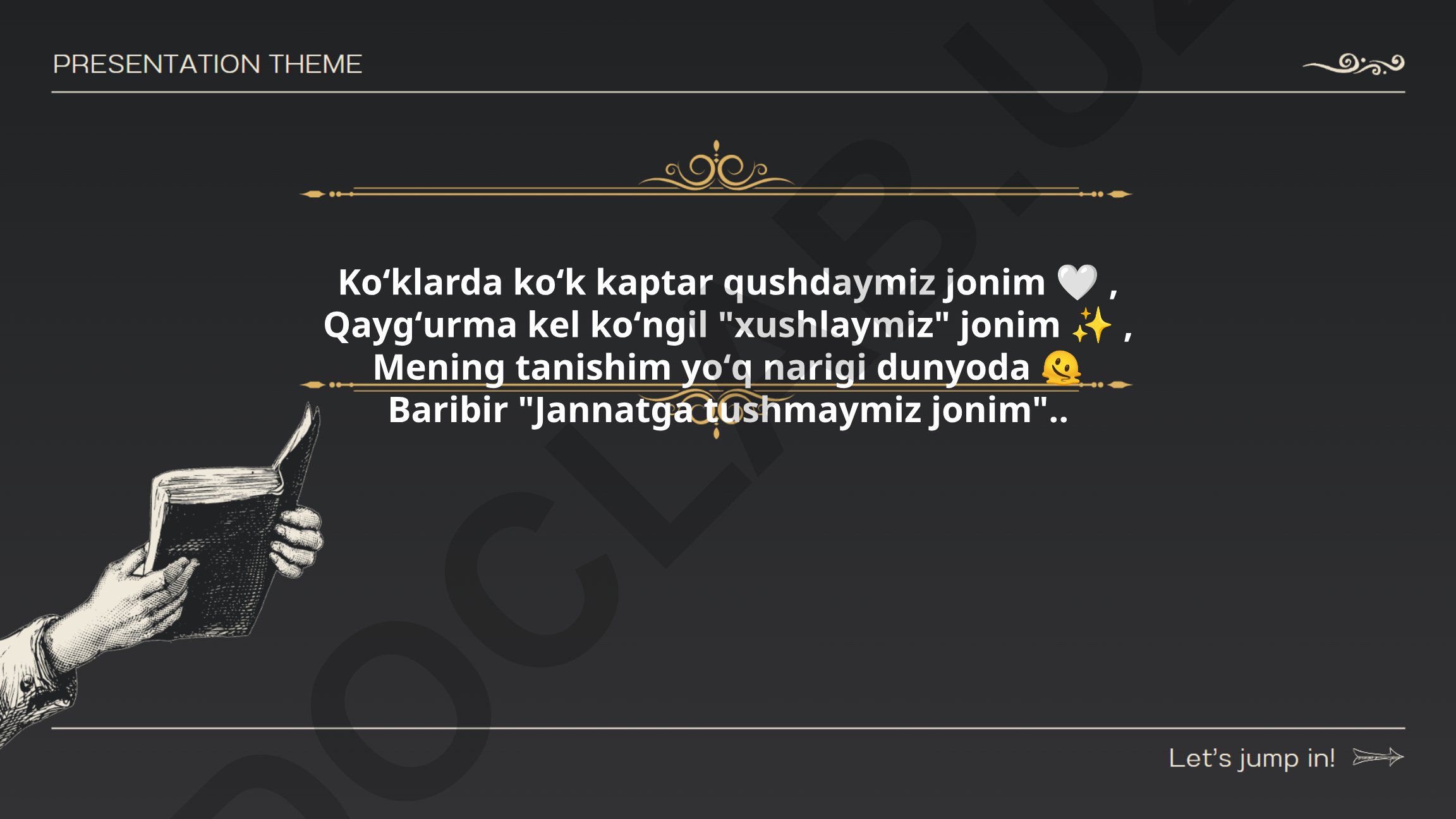 Koʻklarda oʻzini topish va koʻngil xotirjamligi