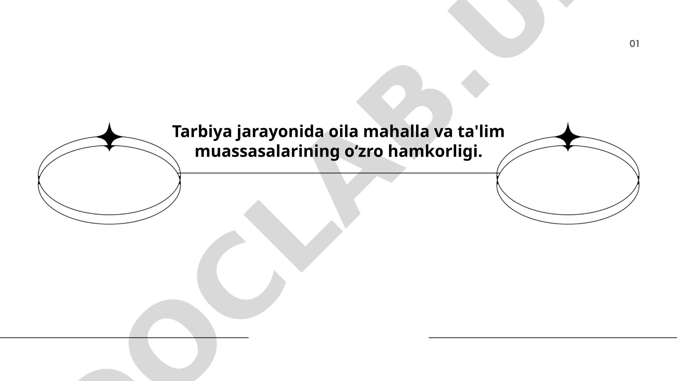 Tarbiya jarayonida oila, mahalla va ta'lim muassasalarining o'zaro hamkorligi