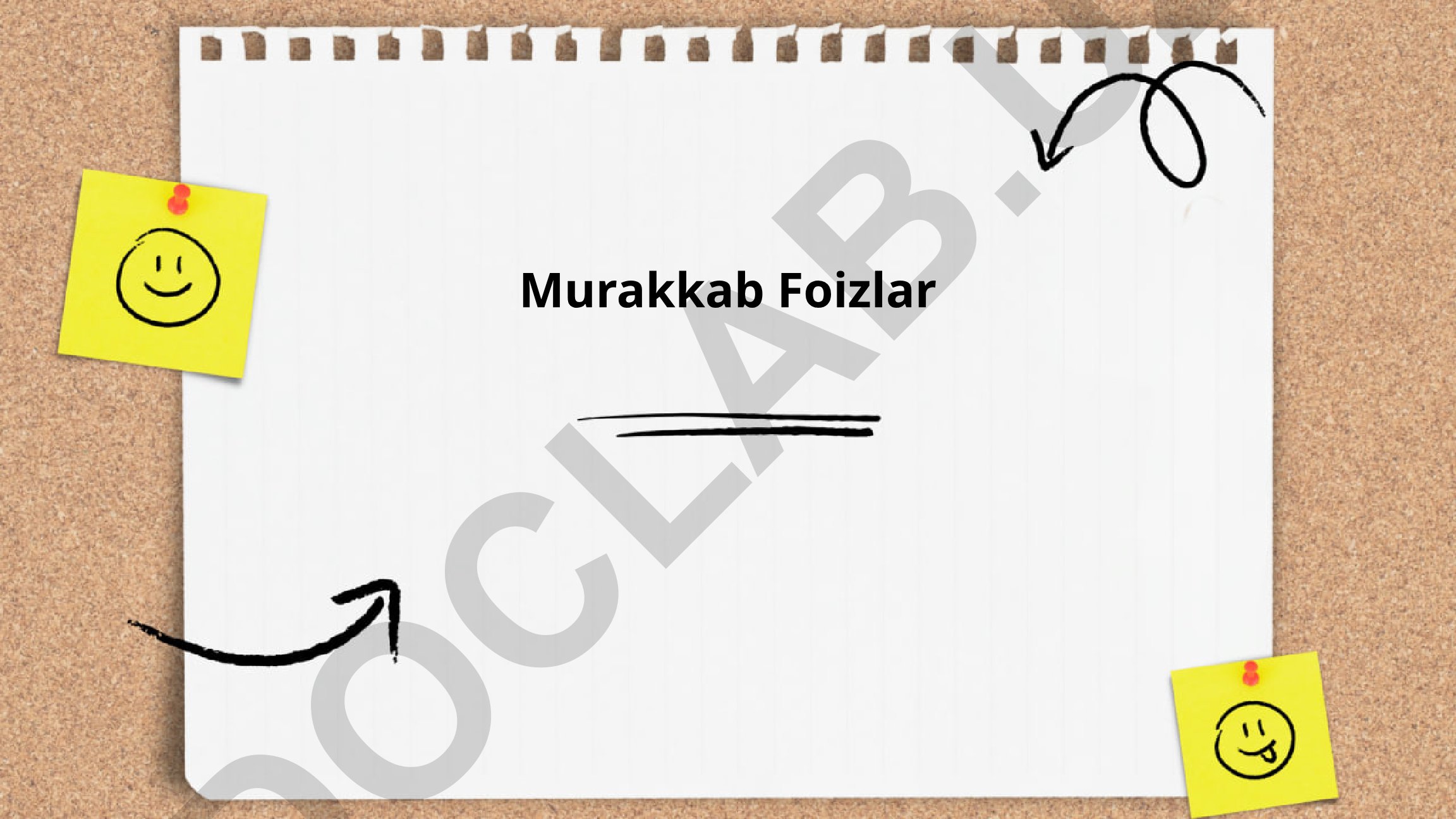 Murakkab foizlar va ularning formulasi
