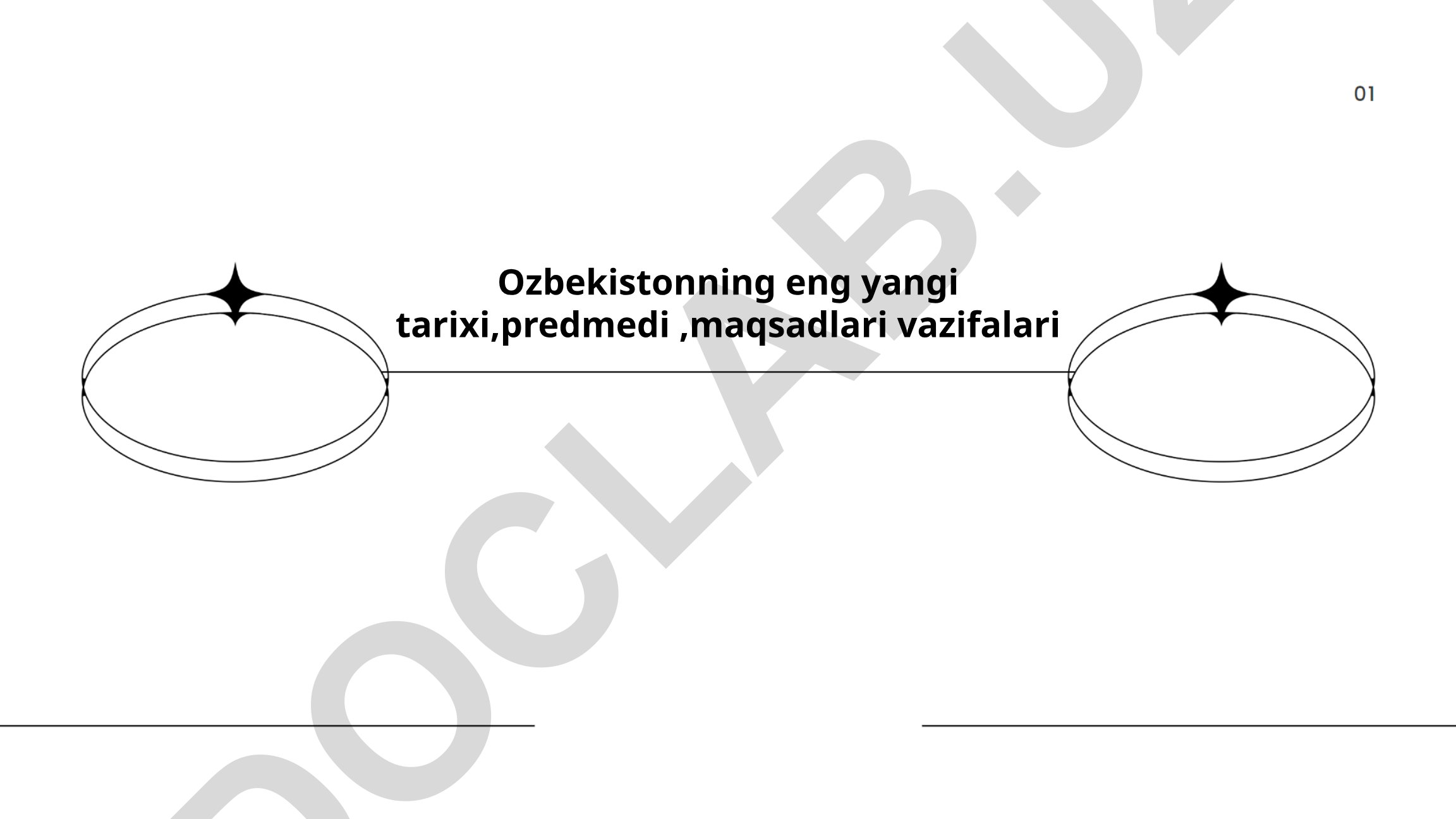 Oʻzbekistonning eng yangi tarixi, predmeti, maqsadlari va vazifalari