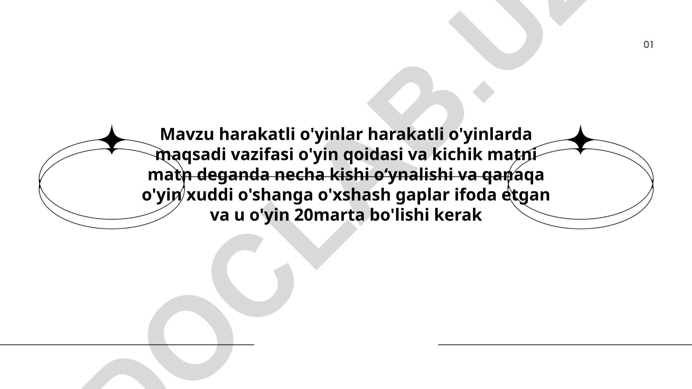 Harakatli o'yinlar: Chigirtka sakrashi, Bo'yoqli tag, Uchib kel