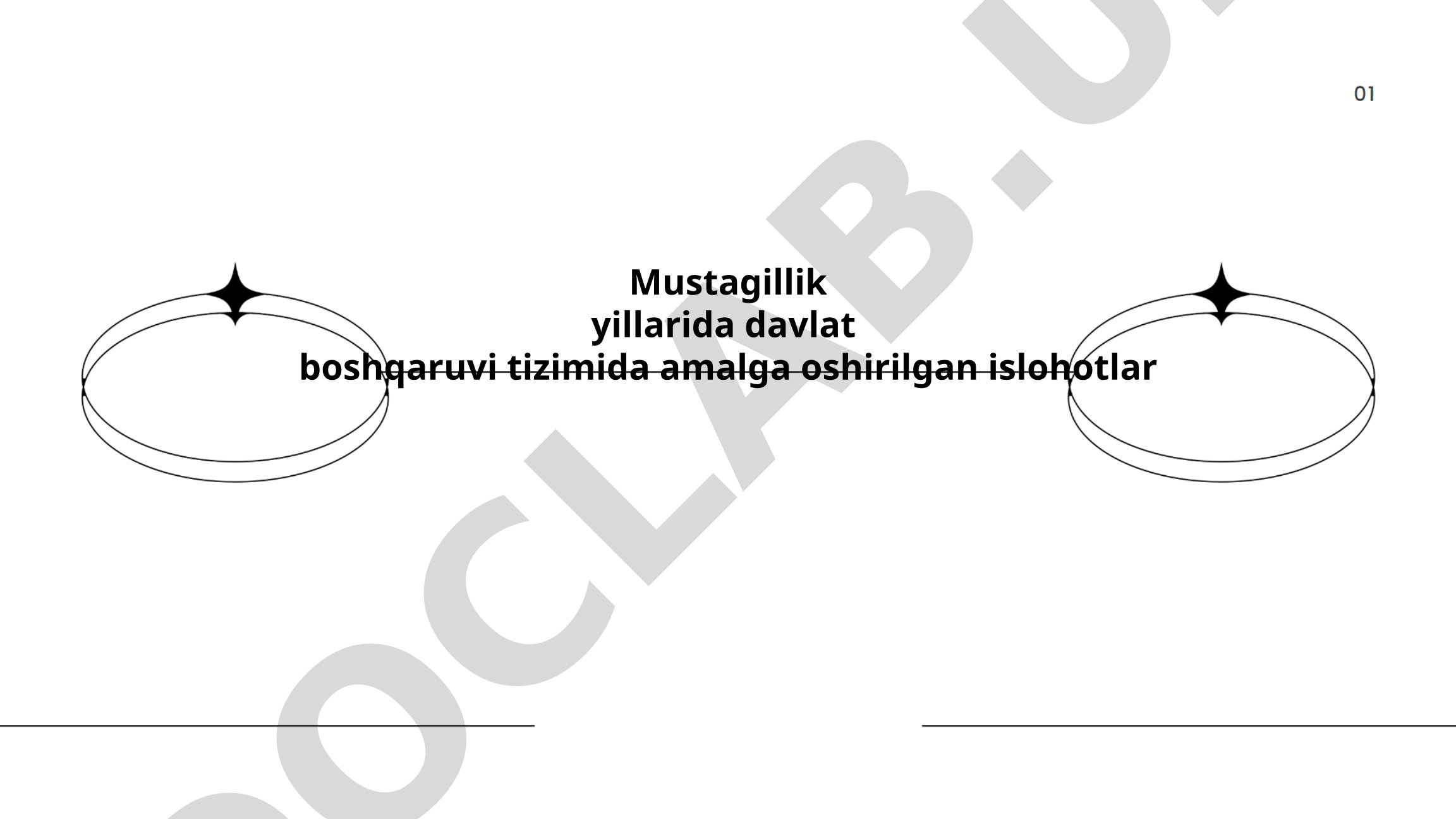 Mustaqillik yillarida davlat boshqaruvi tizimida amalga oshirilgan islohotlar