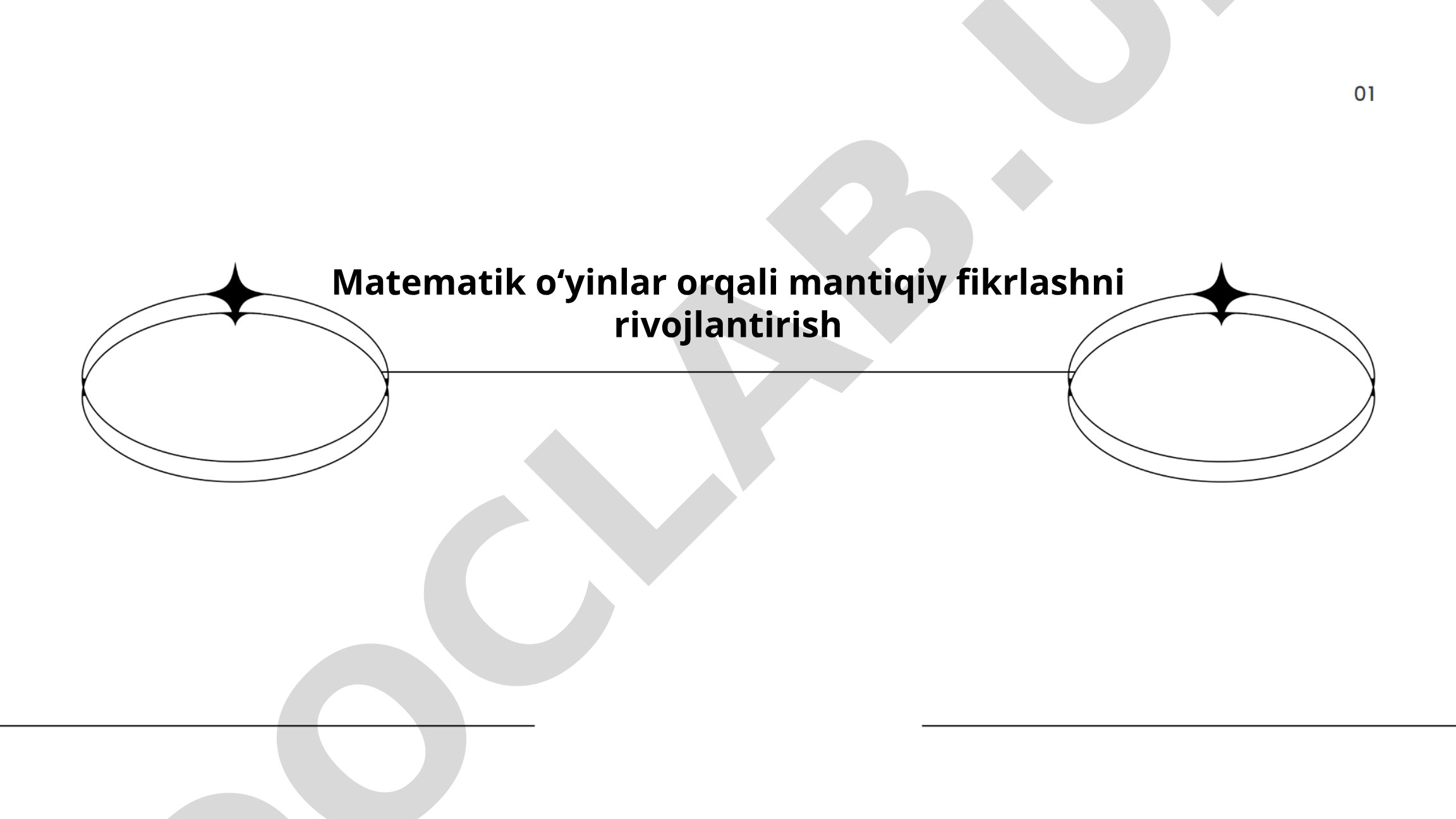 Matematik o‘yinlar orqali mantiqiy fikrlashni rivojlantirish