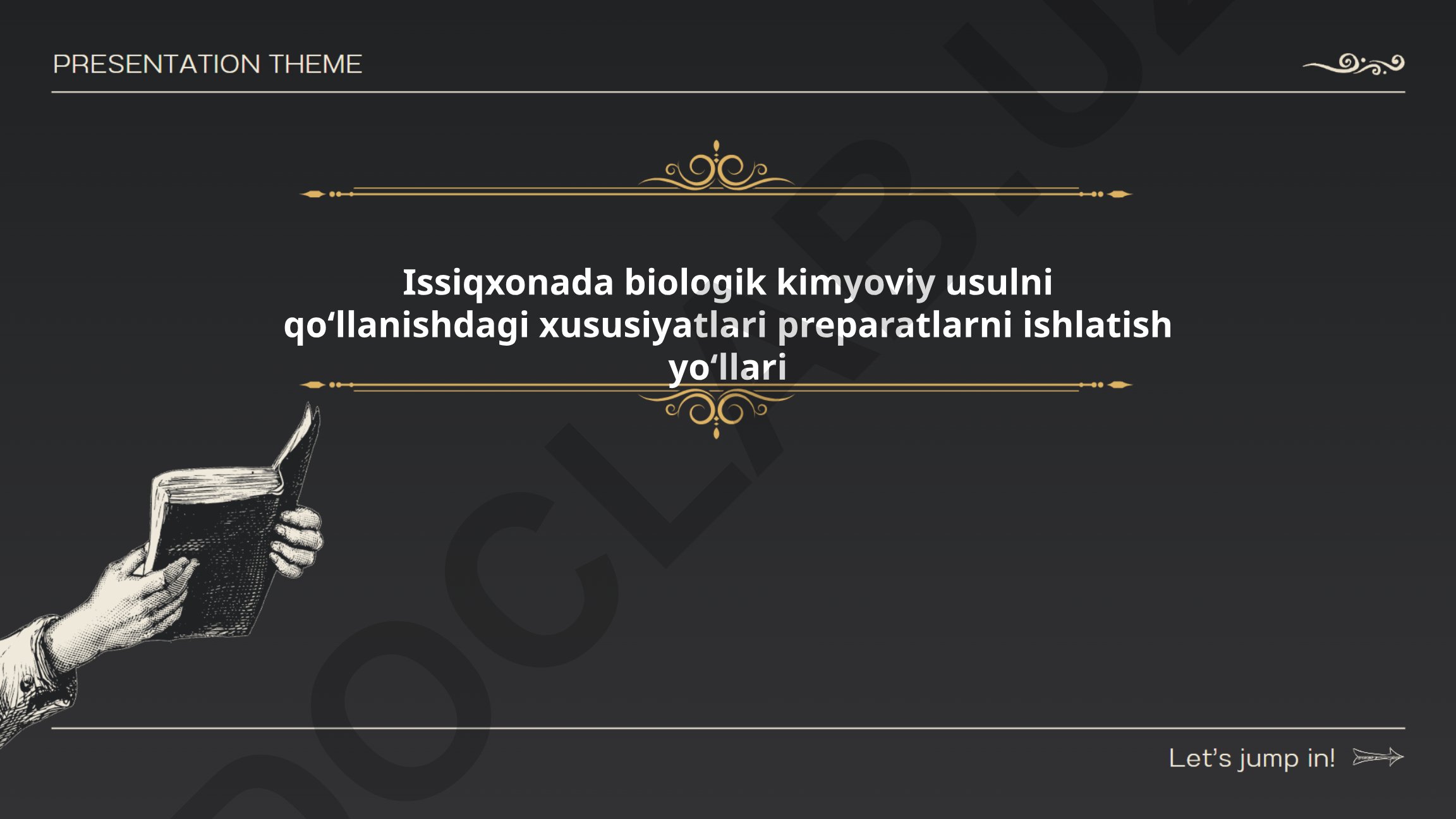 Issiqxonada biologik himoya vositalari va preparatlarni qo'llash usullari