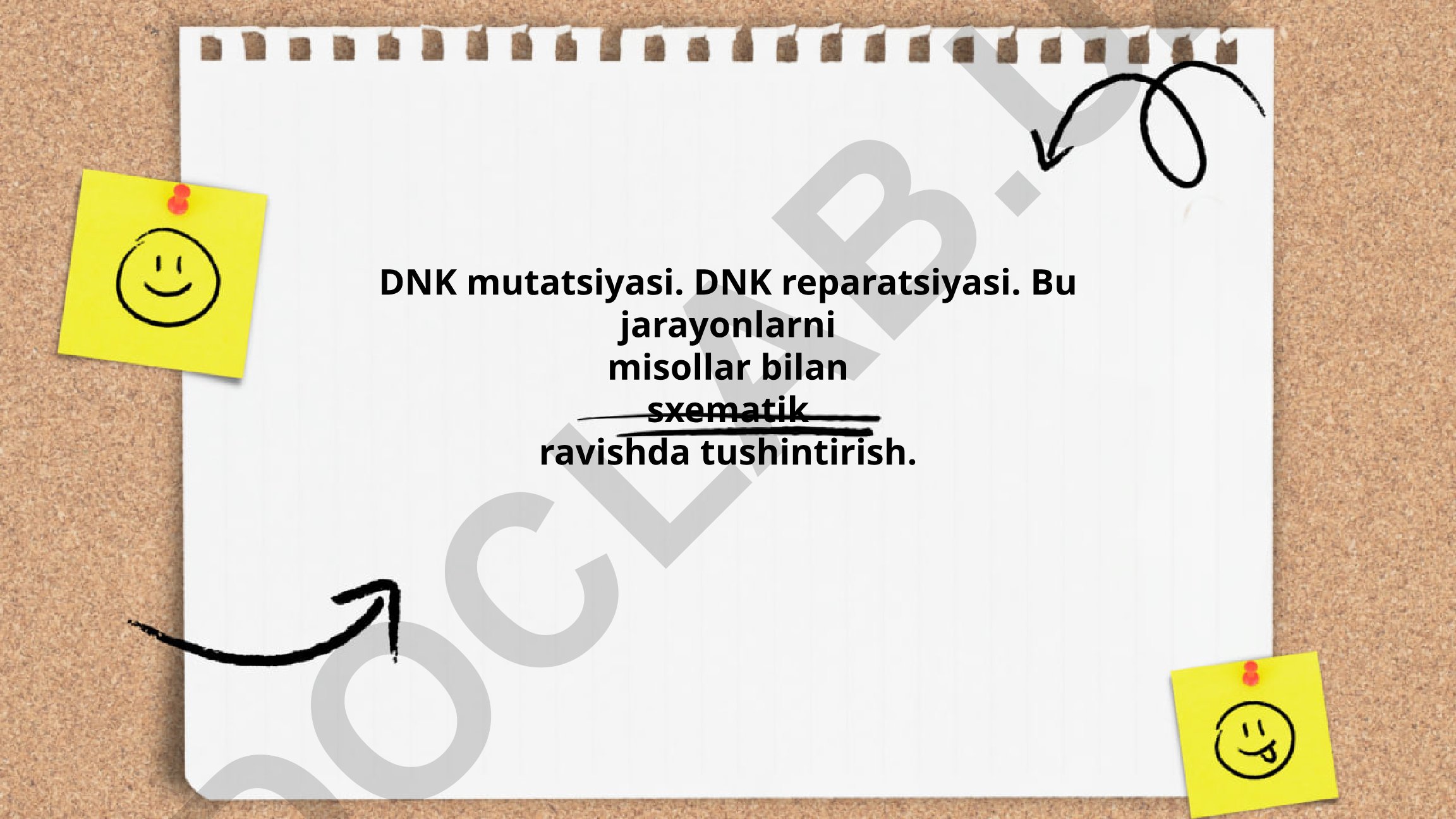 DNK mutatsiyasi va reparatsiyasi turlari