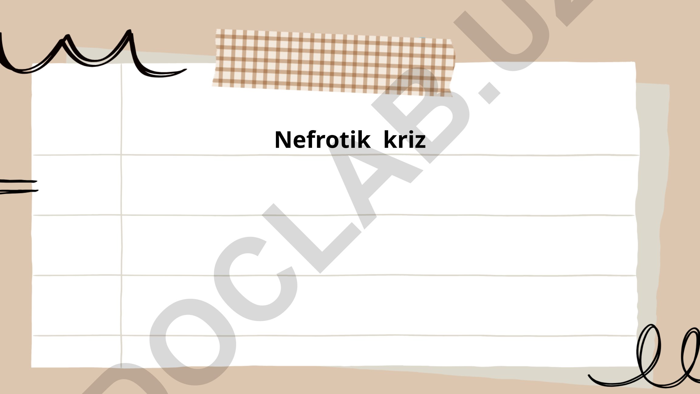 Nefrotik sindromning patofiziologiyasi, alomatlari va sabablari
